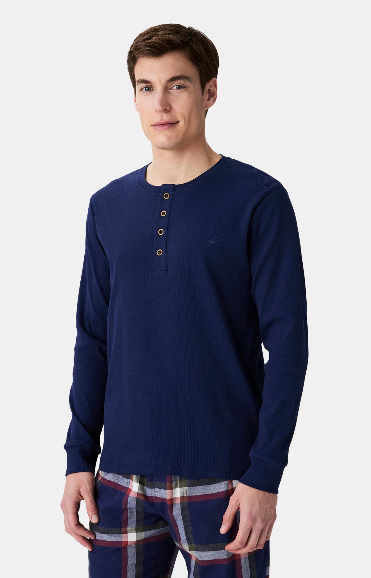 Hauts Homme shirt manches longues Abysse MARINE 2
