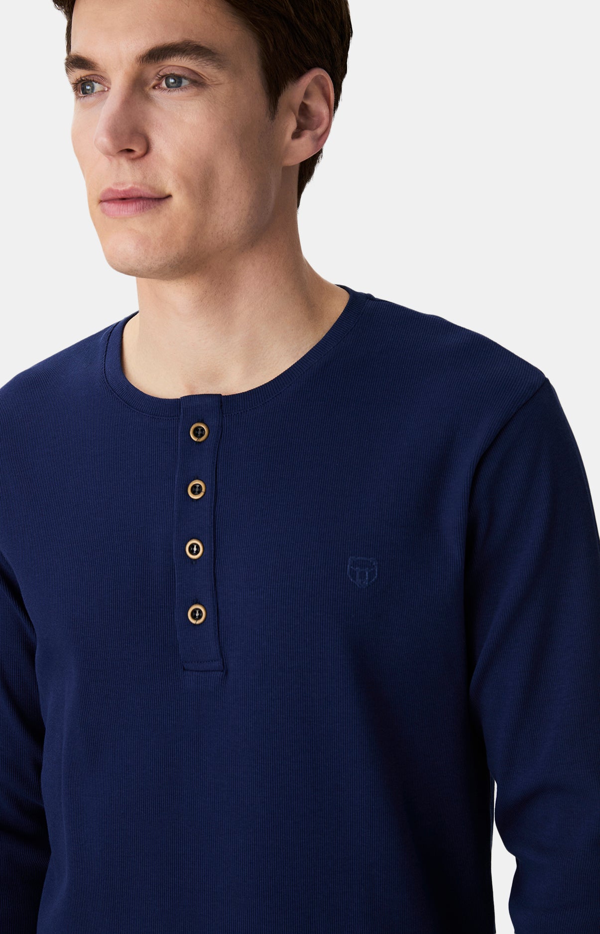 Hauts Homme shirt manches longues Abysse MARINE 7