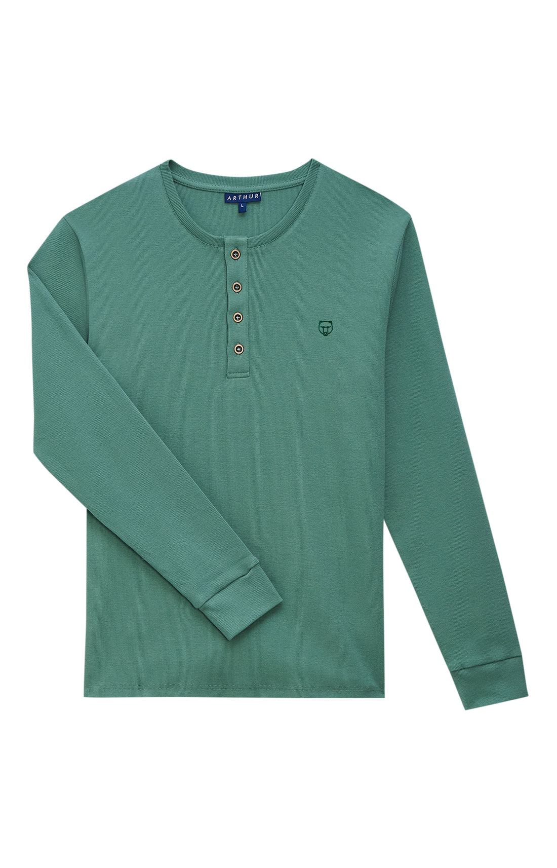 Hauts Homme shirt manches longues Lichen SAUGE 3