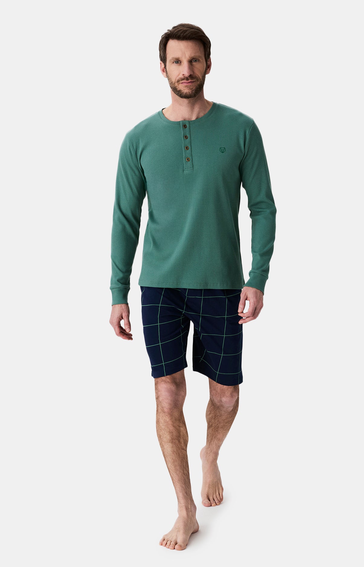 Hauts Homme shirt manches longues Lichen SAUGE 1