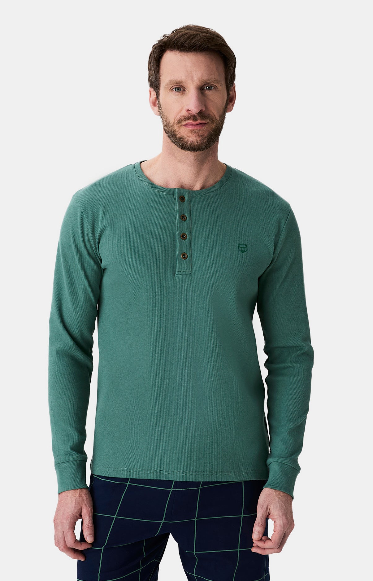 Hauts Homme shirt manches longues Lichen SAUGE 2