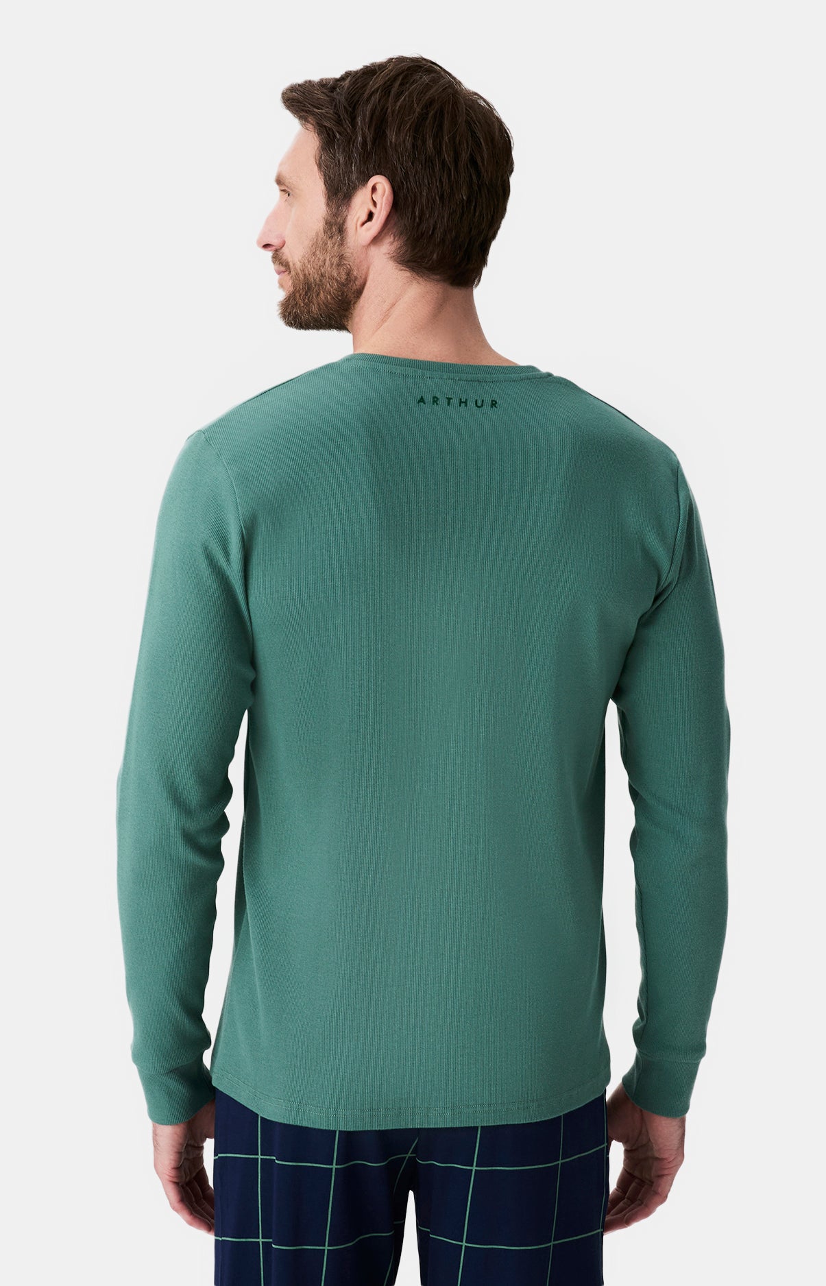 Hauts Homme shirt manches longues Lichen SAUGE 5