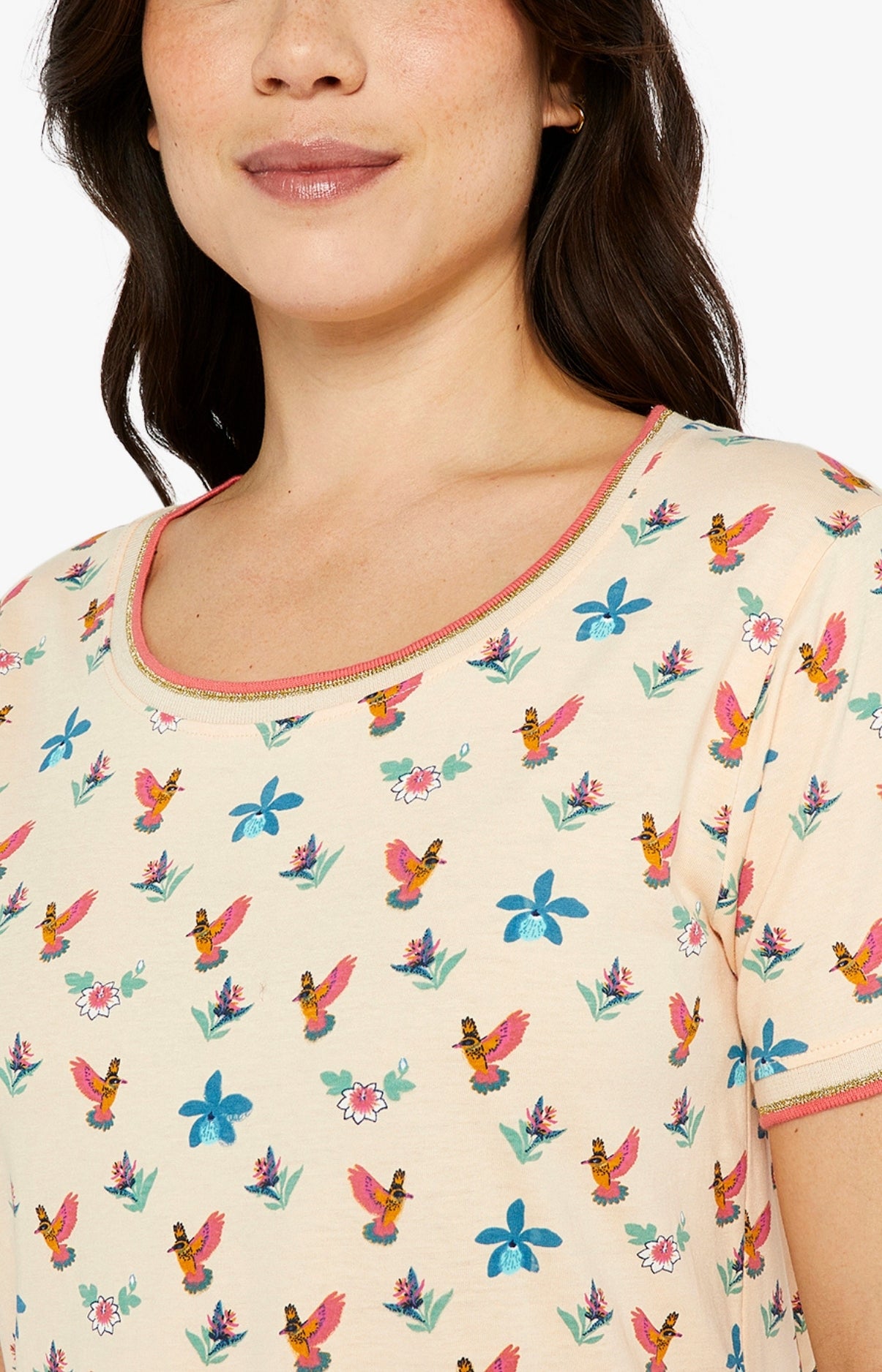 Chemise de nuit Femme Colibri Rose 2