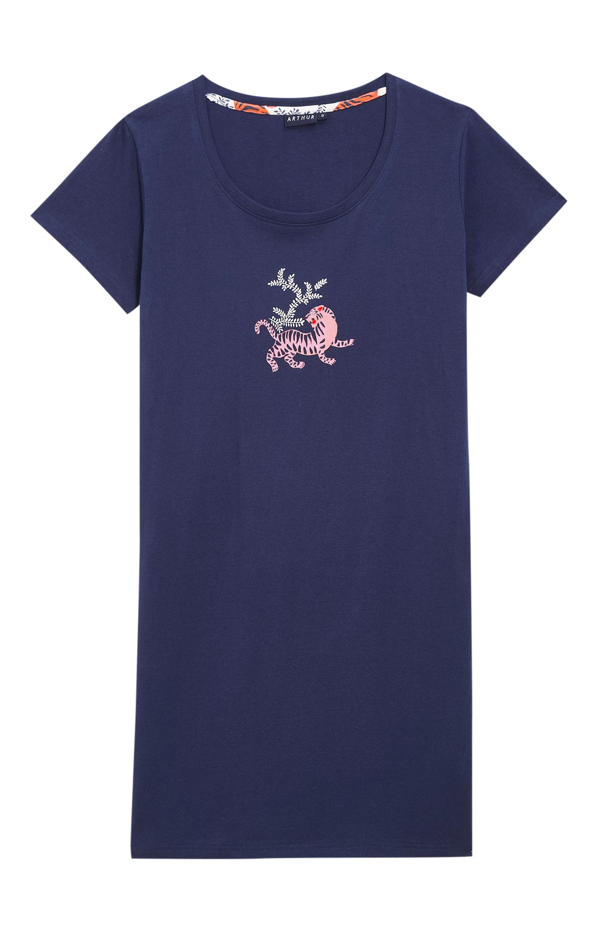 Chemise de nuit Femme Tigre Marine 3