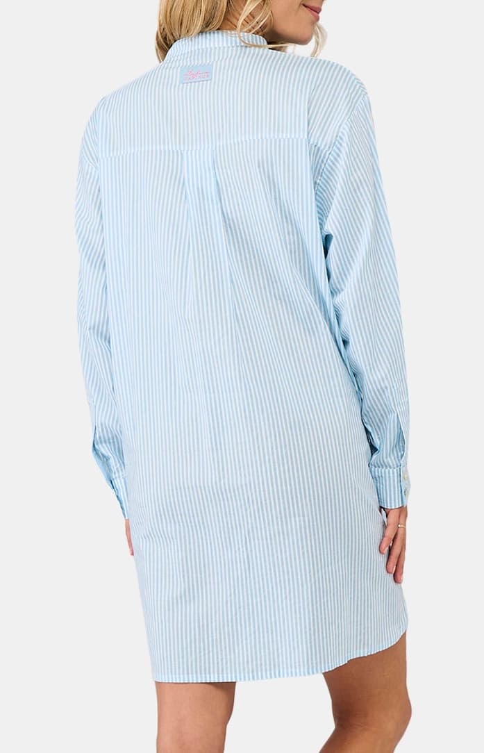 Robe chemise - Rayure Lila