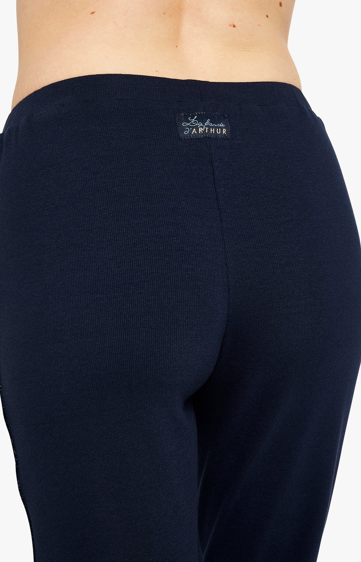 Legg Femme Coton Marine 12