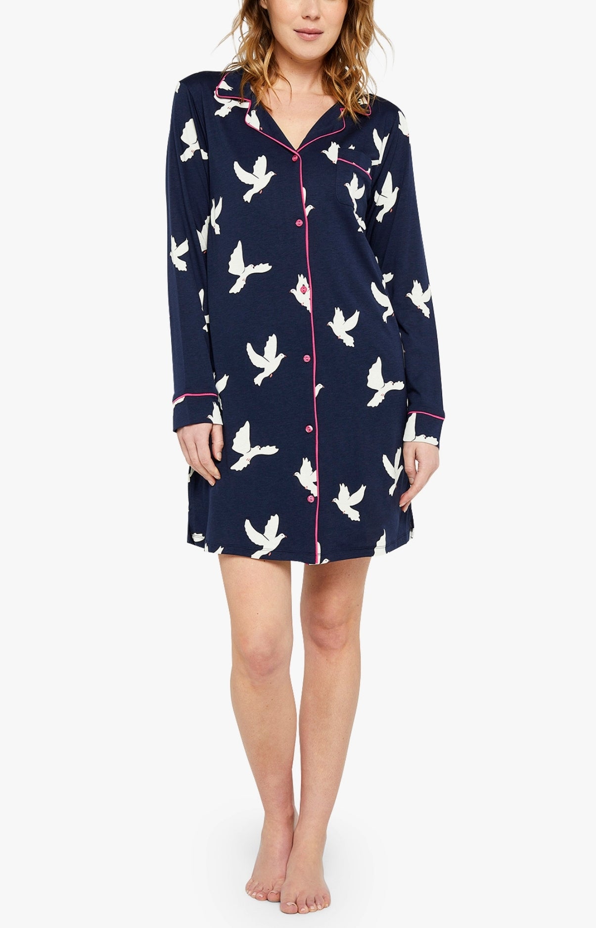 Liquette Femme Colombes Marine 1