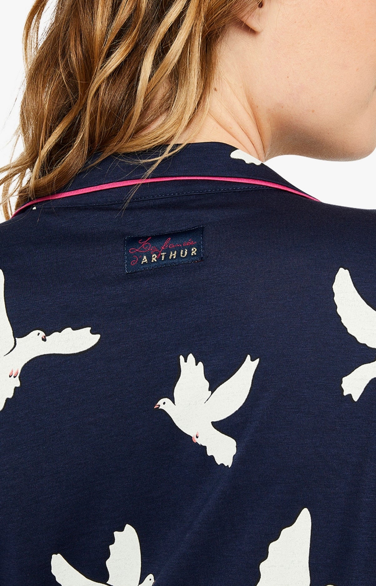 Liquette Femme Colombes Marine 6