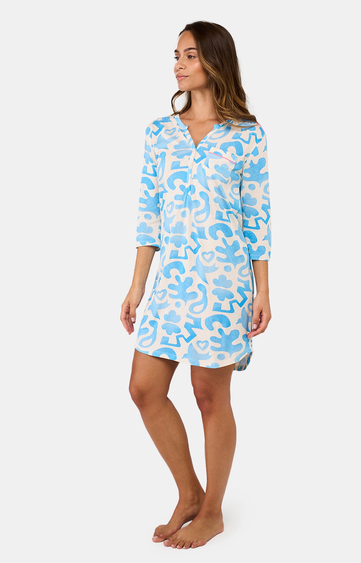 Liquette Femme Matis Bleu et Blanc 2