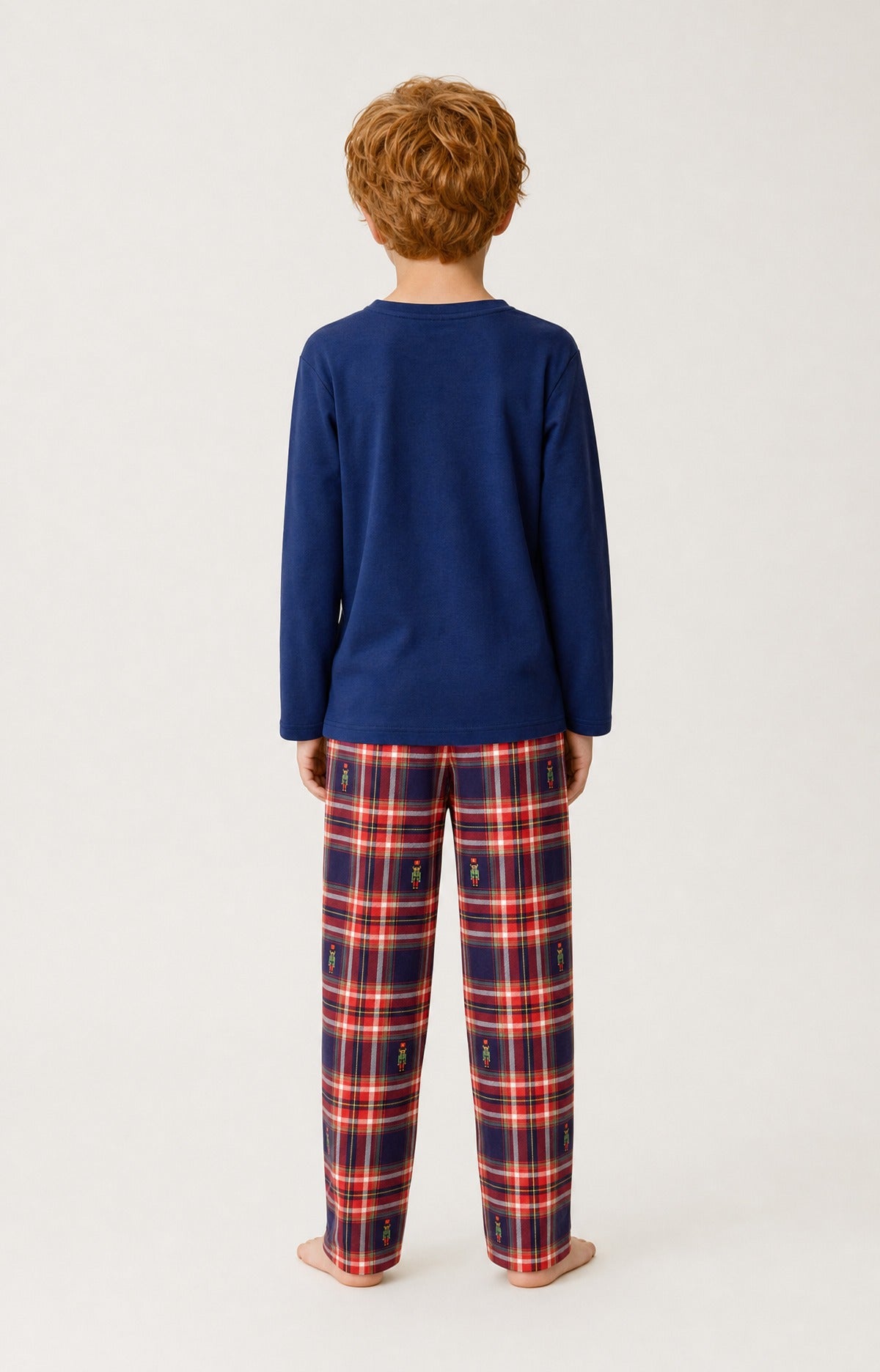 Pyjama enfant en jersey de coton épais - Léon
