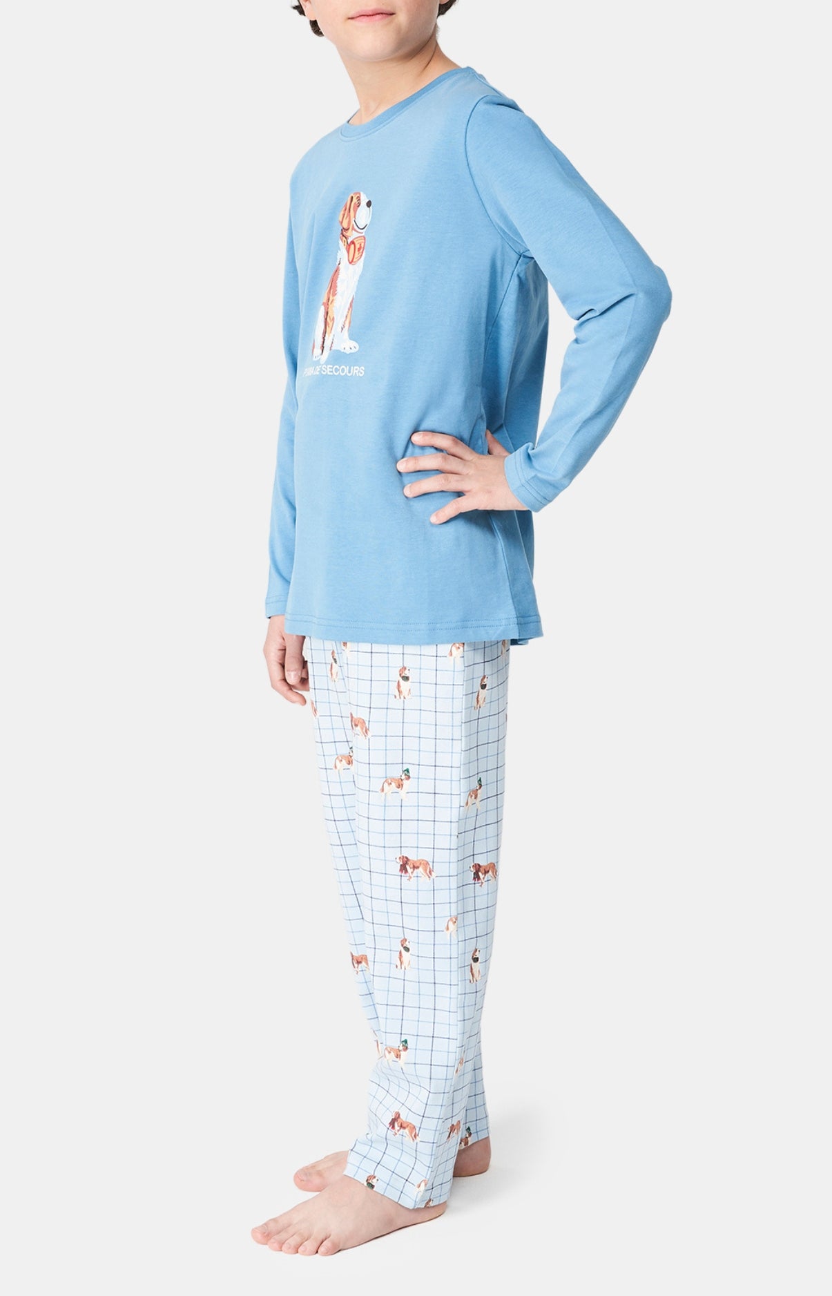 Pyjama long Femme WOUF Bleu 5
