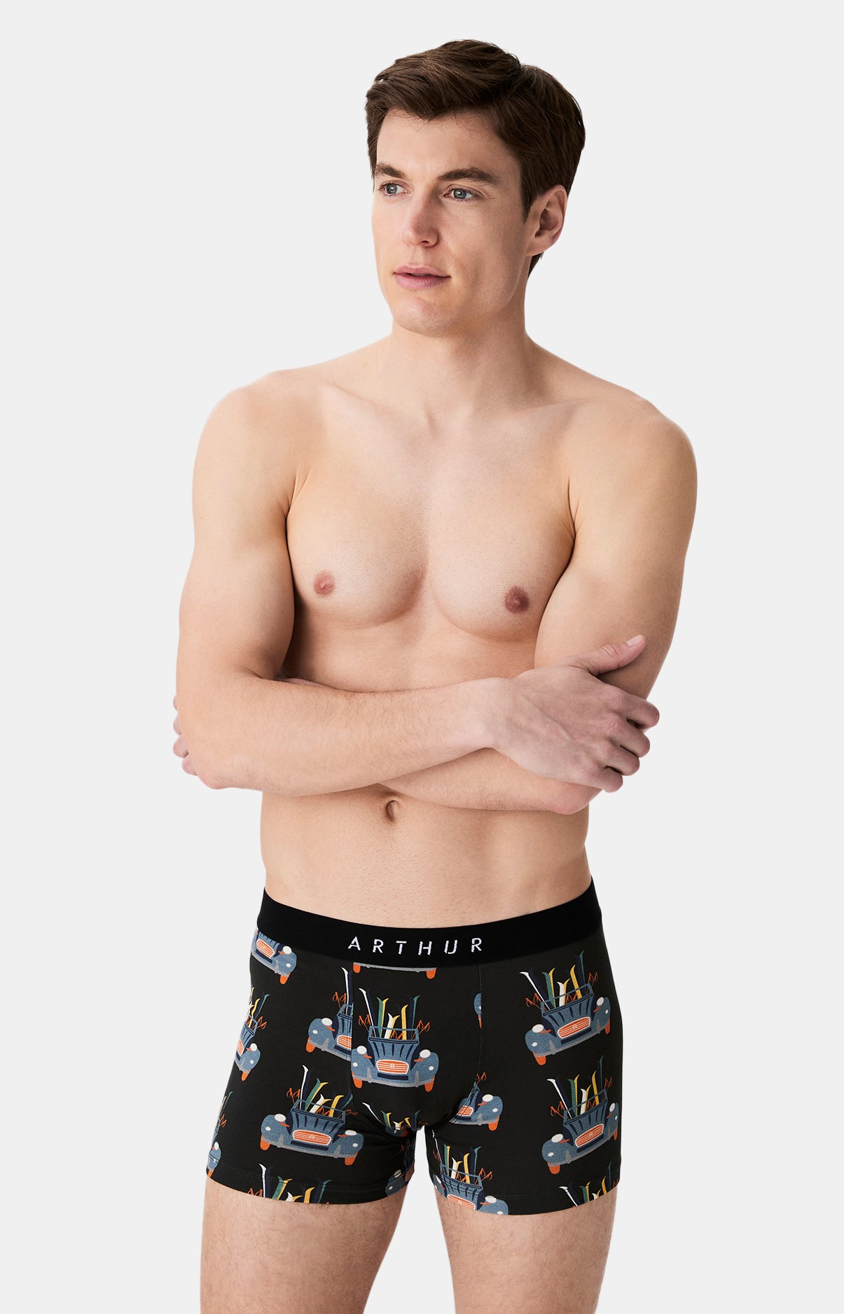 Boxers homme Ski You Later NOIR 1