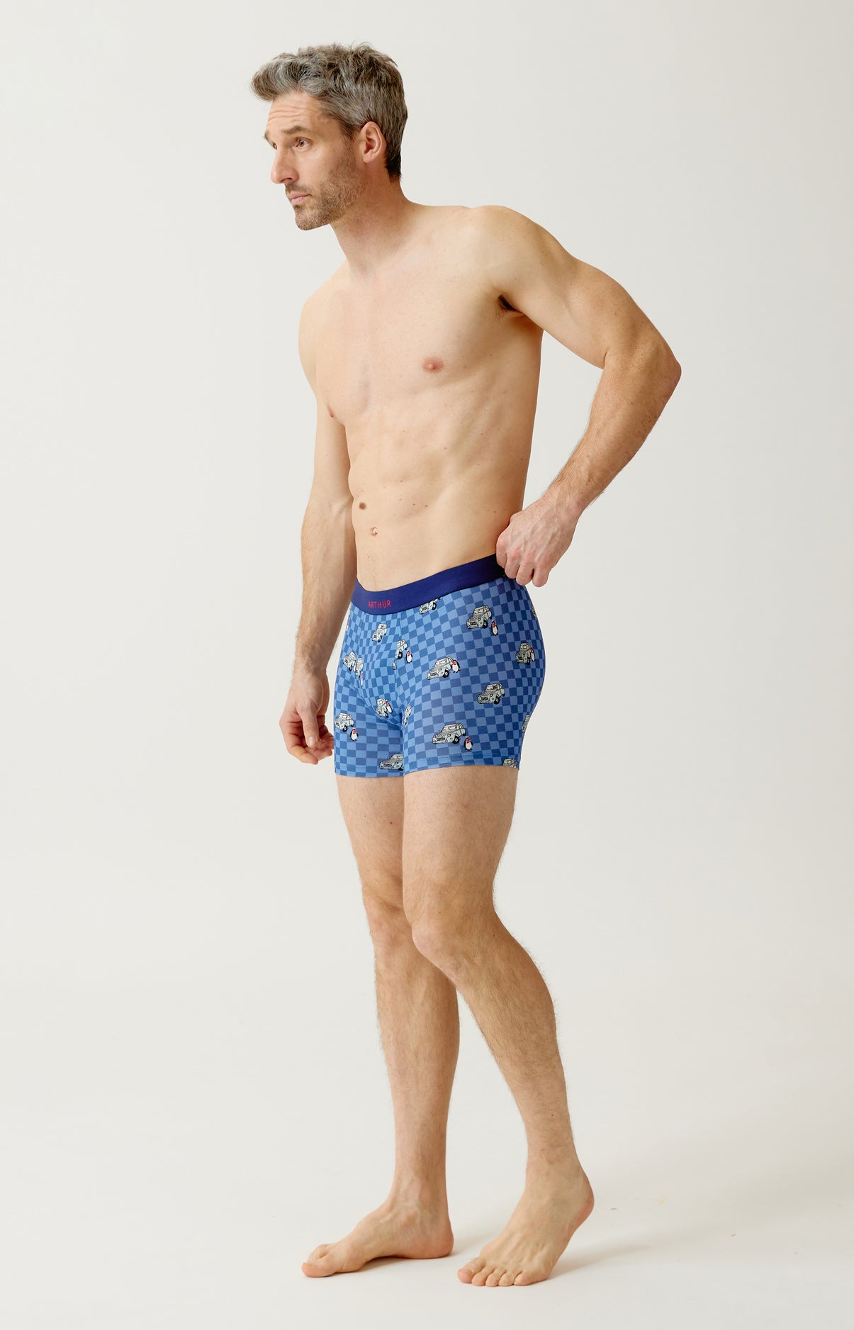 Boxer en jersey de coton - Lent au démarrage