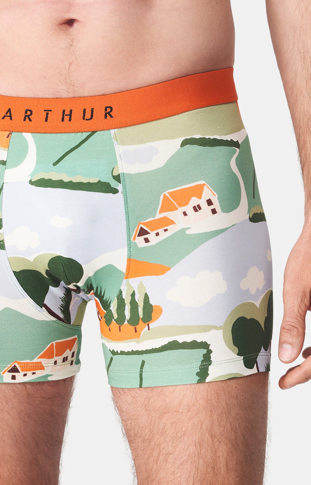 Boxer Homme Campagne Homme Vert 2