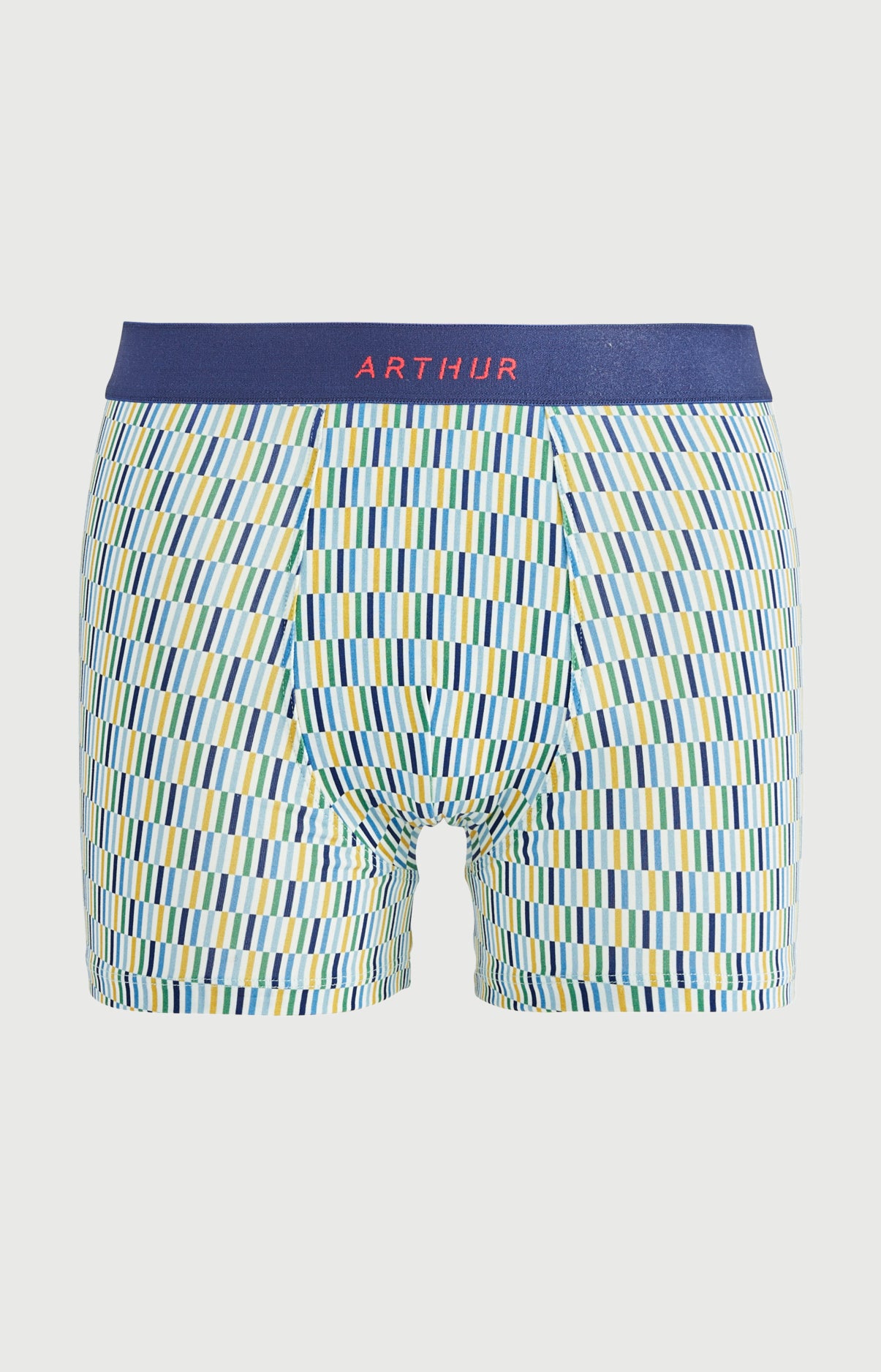Boxer homme Décalé Imprimé rayures géométriques multicolores 3