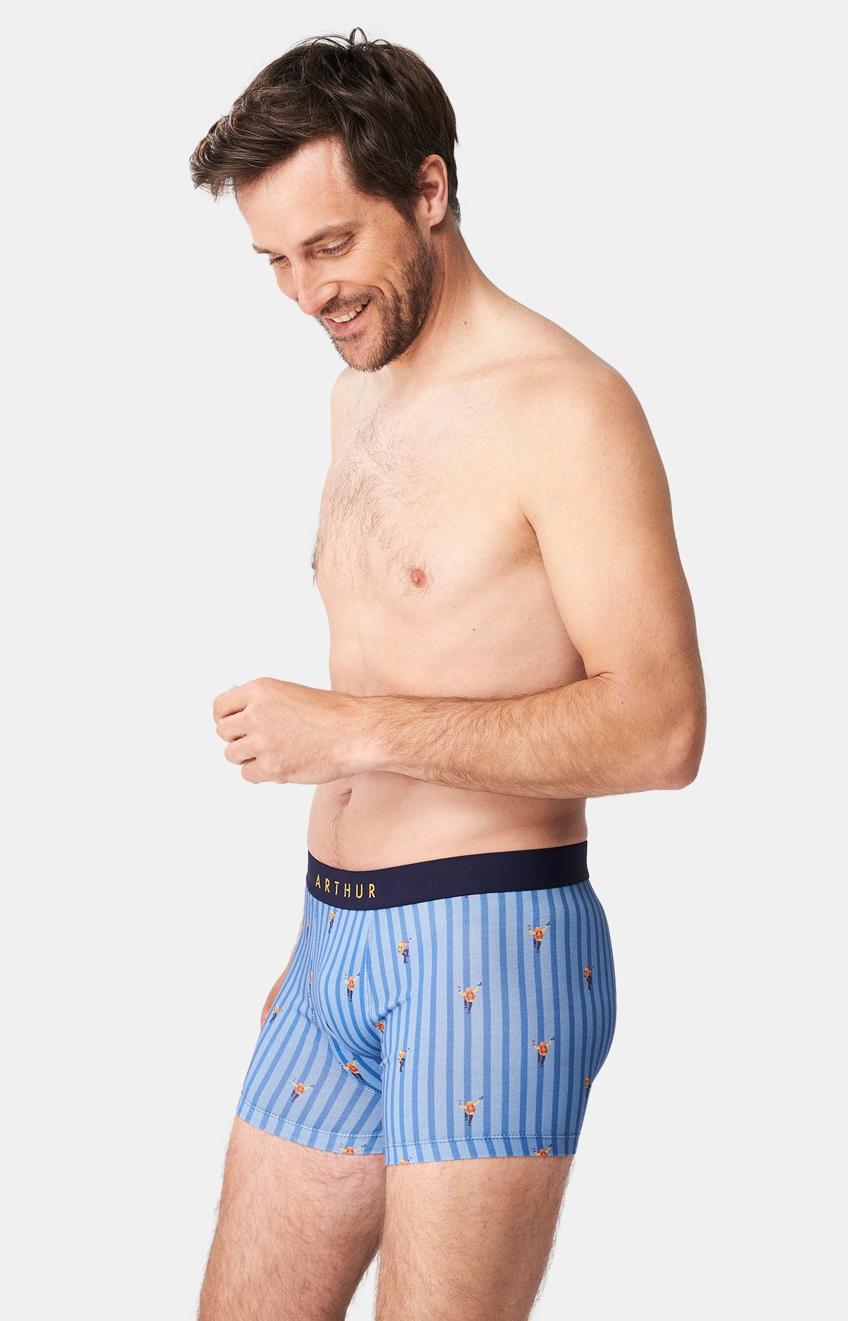 Boxer Homme Everest Bleu 4