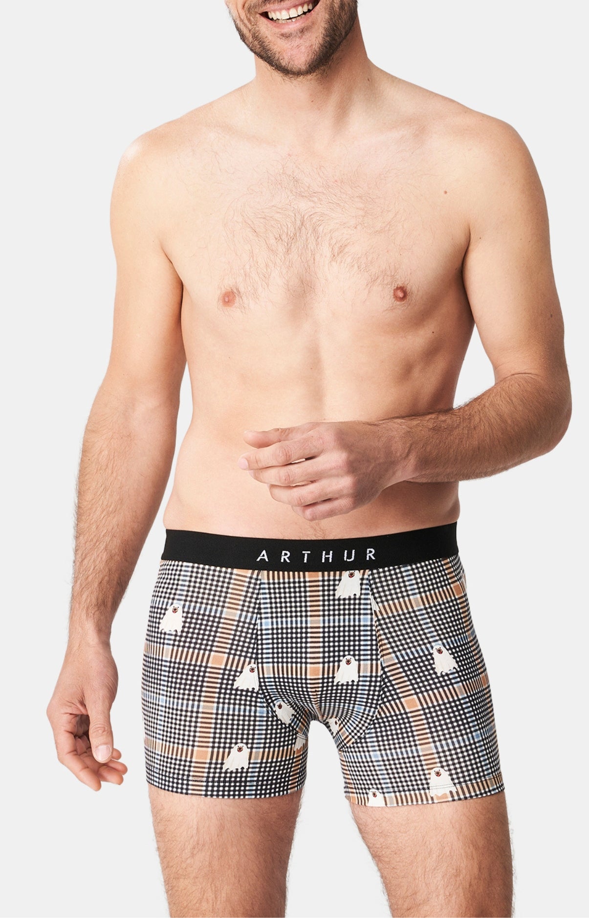 Boxer Homme Dans de beaux draps Noir 1