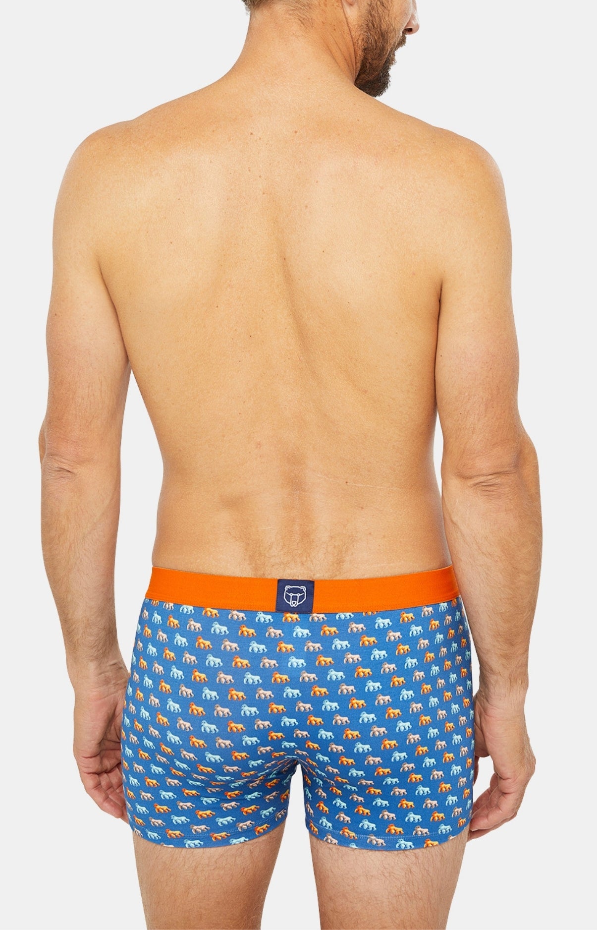 Boxer Homme Gorille Bleu 5