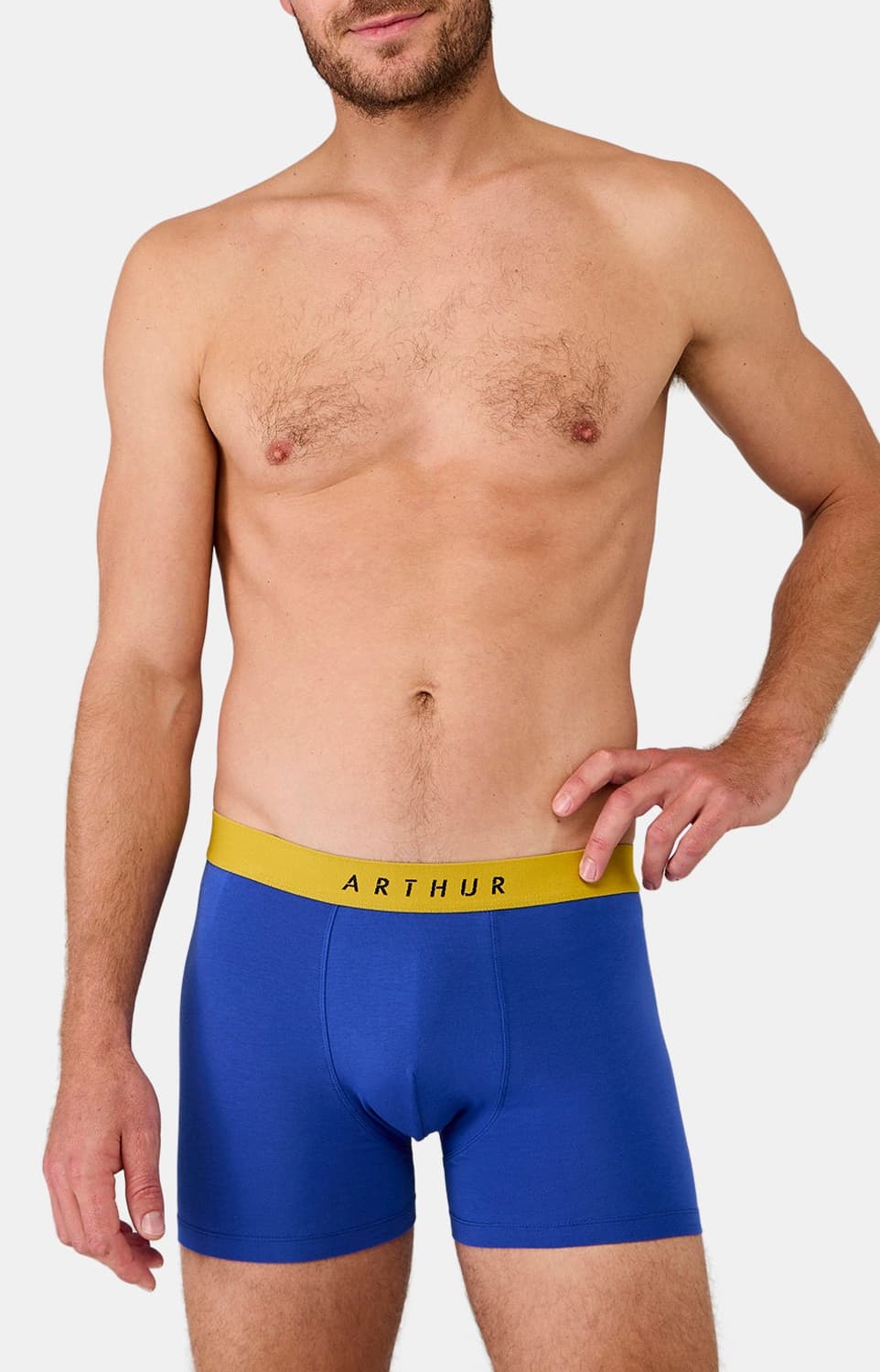 Boxer coton - Bleu roi 2