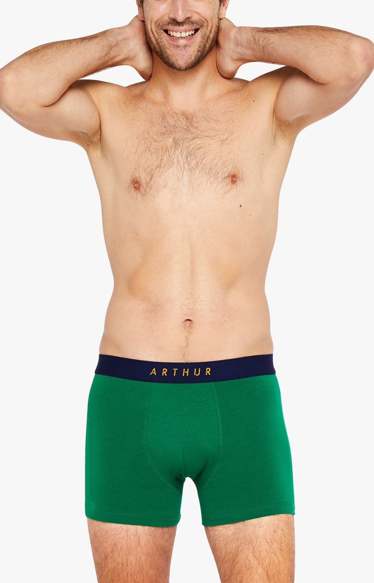 Boxer Homme Coton Green Vert 1