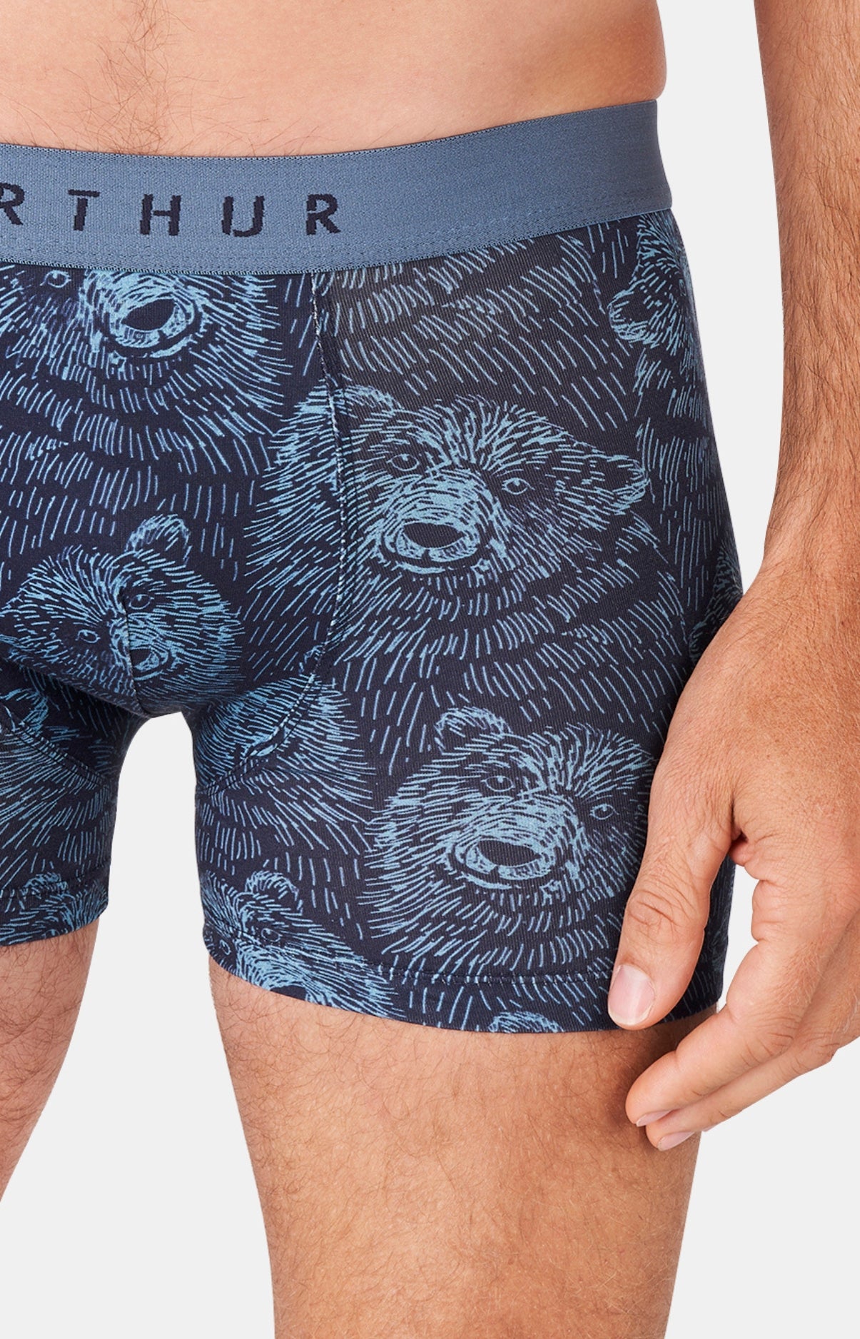 Boxer Homme Ours Marine 11