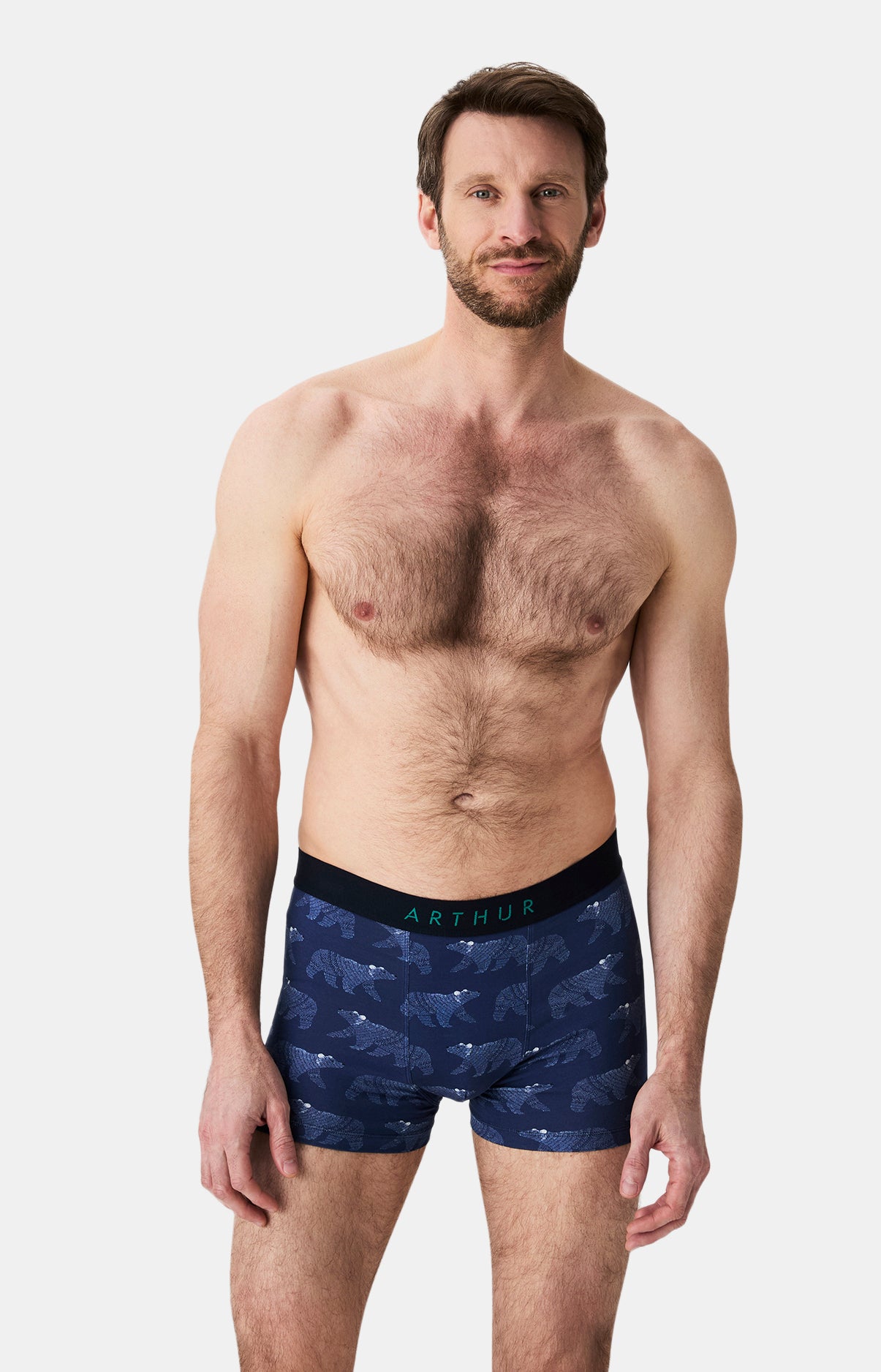 Boxers homme Nuit Polaire MARINE 1