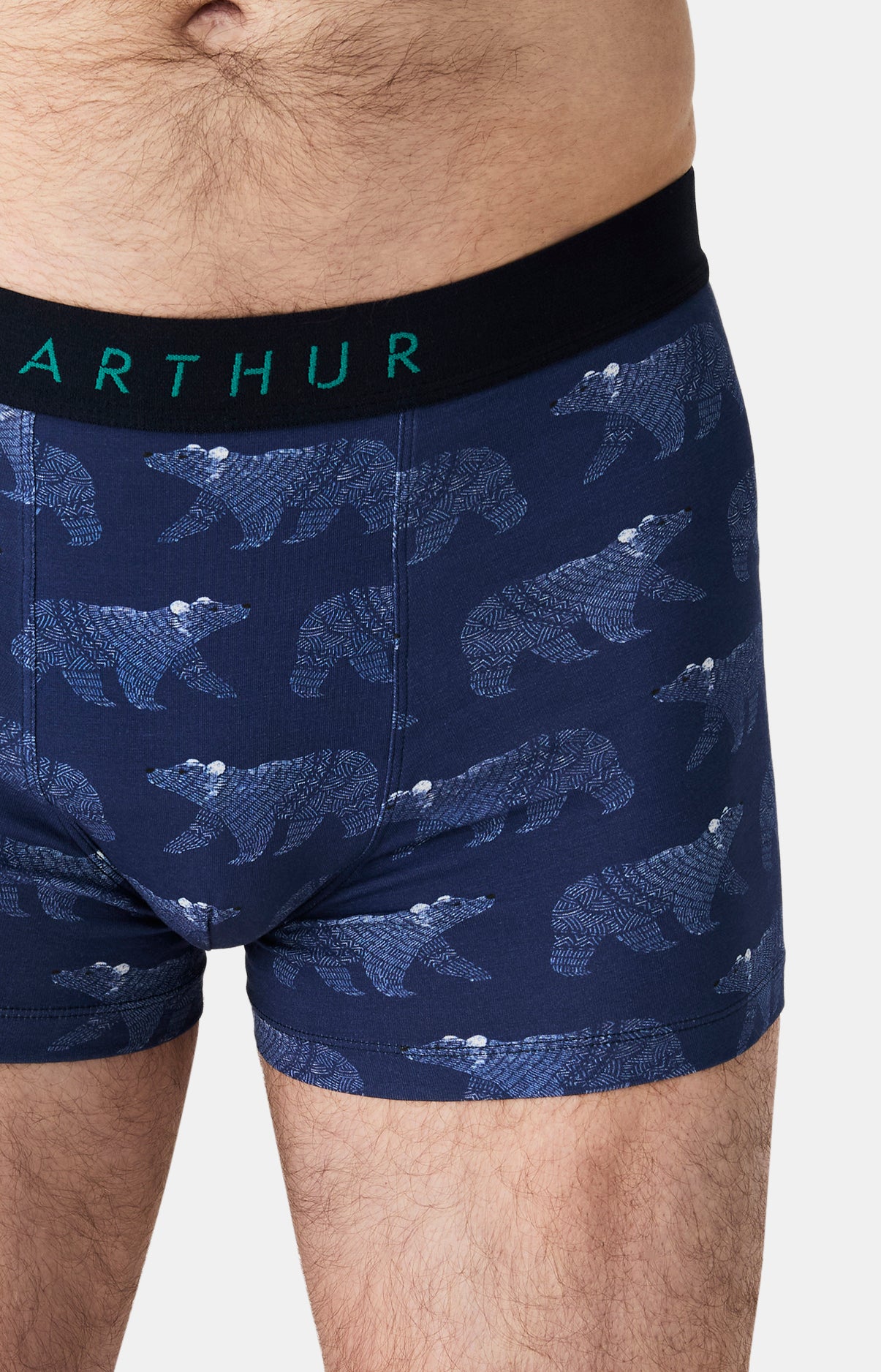 Boxers homme Nuit Polaire MARINE 2