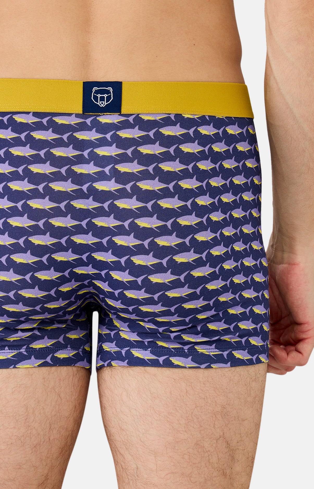 Boxer Homme Requin Marine 5