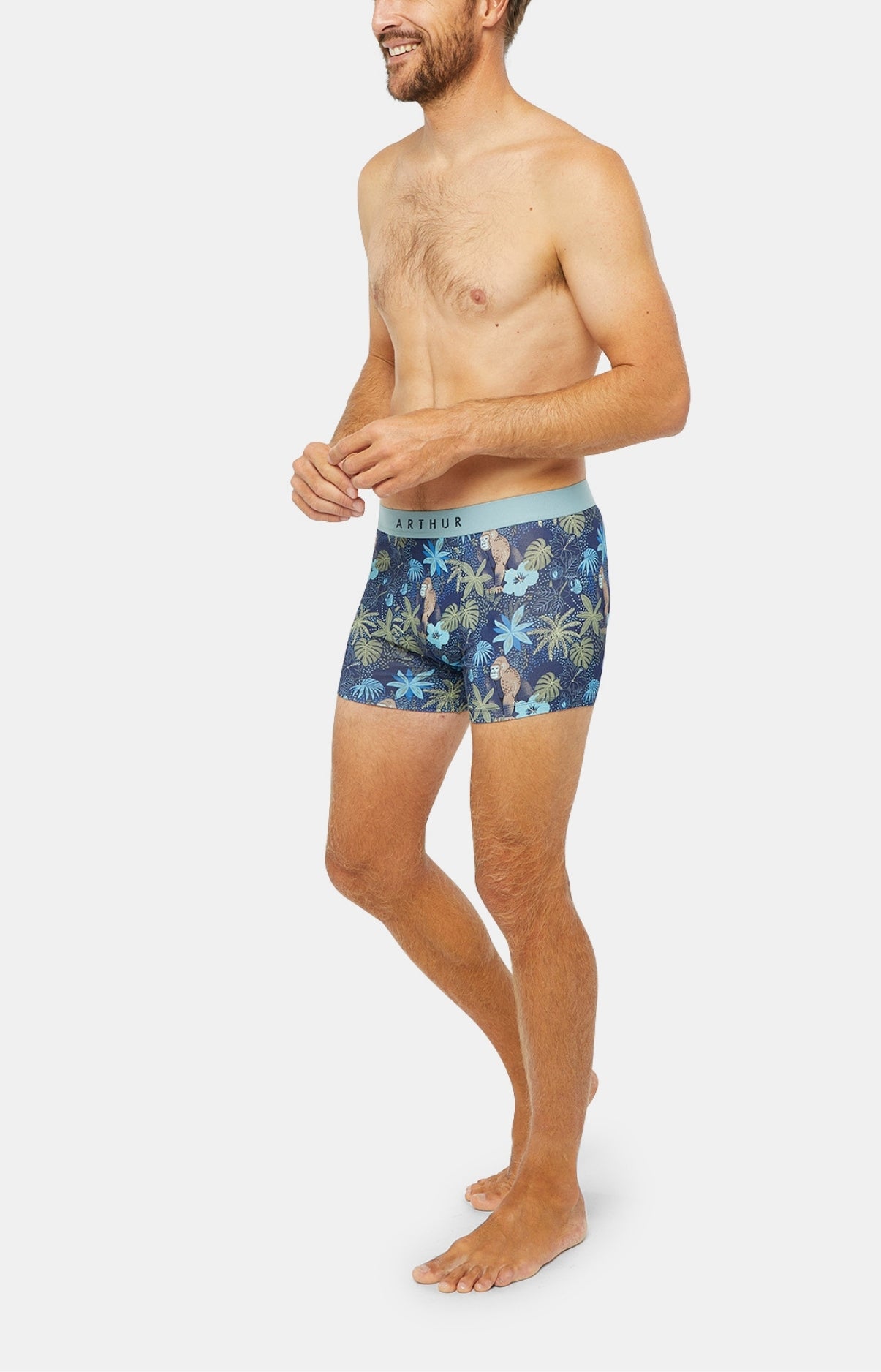Boxer Homme Jungle Marine 4