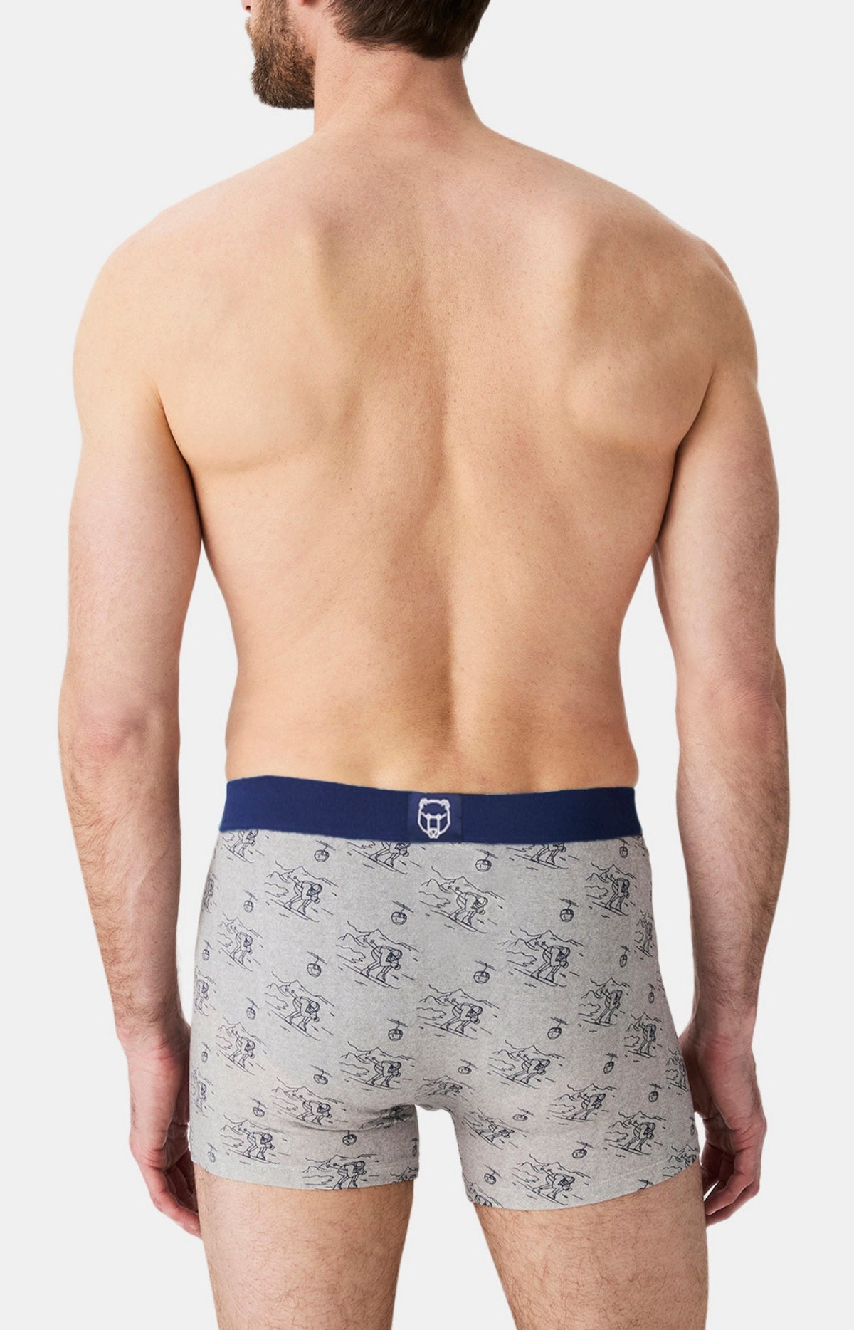 Boxers homme Tout schuss GRIS 6