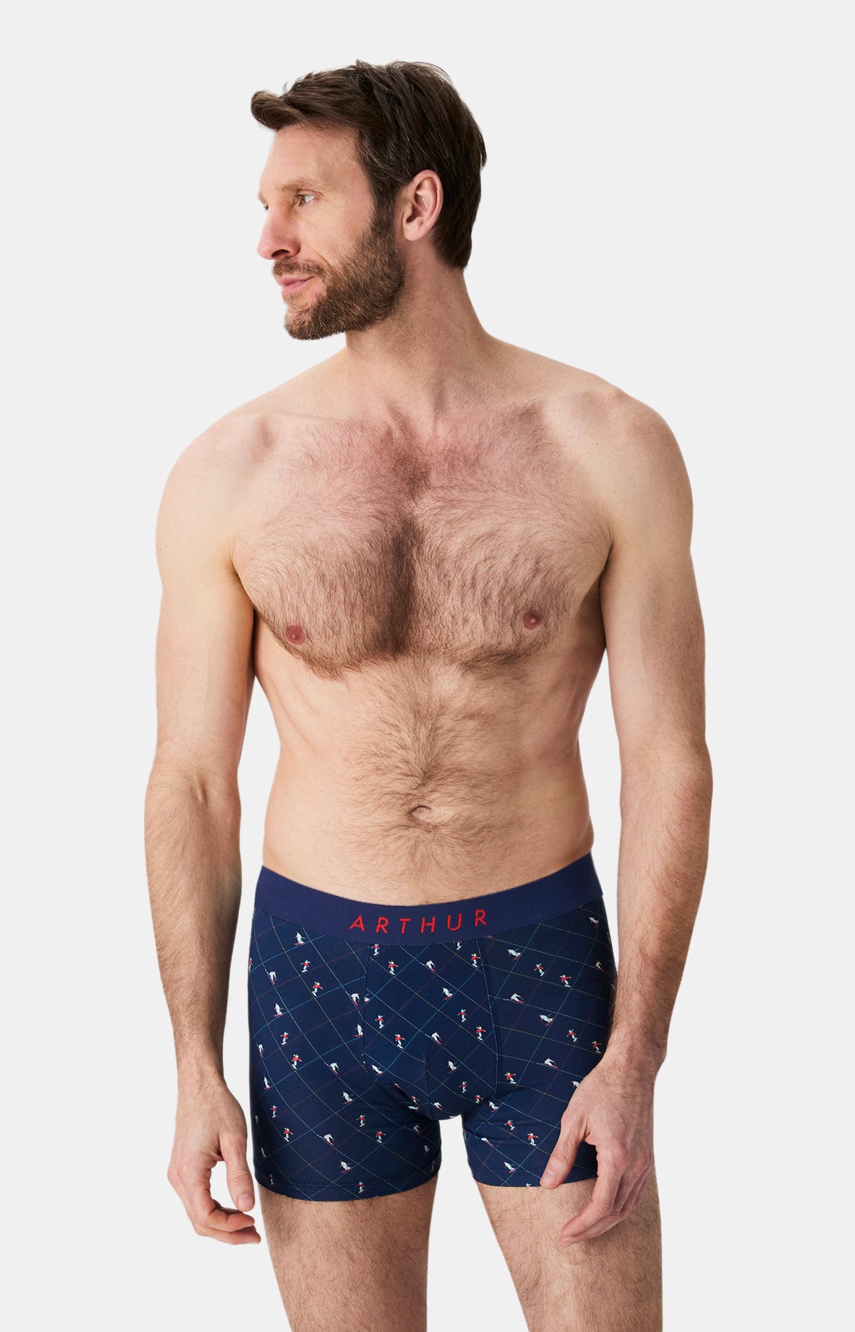 Boxers homme Ski MARINE 4