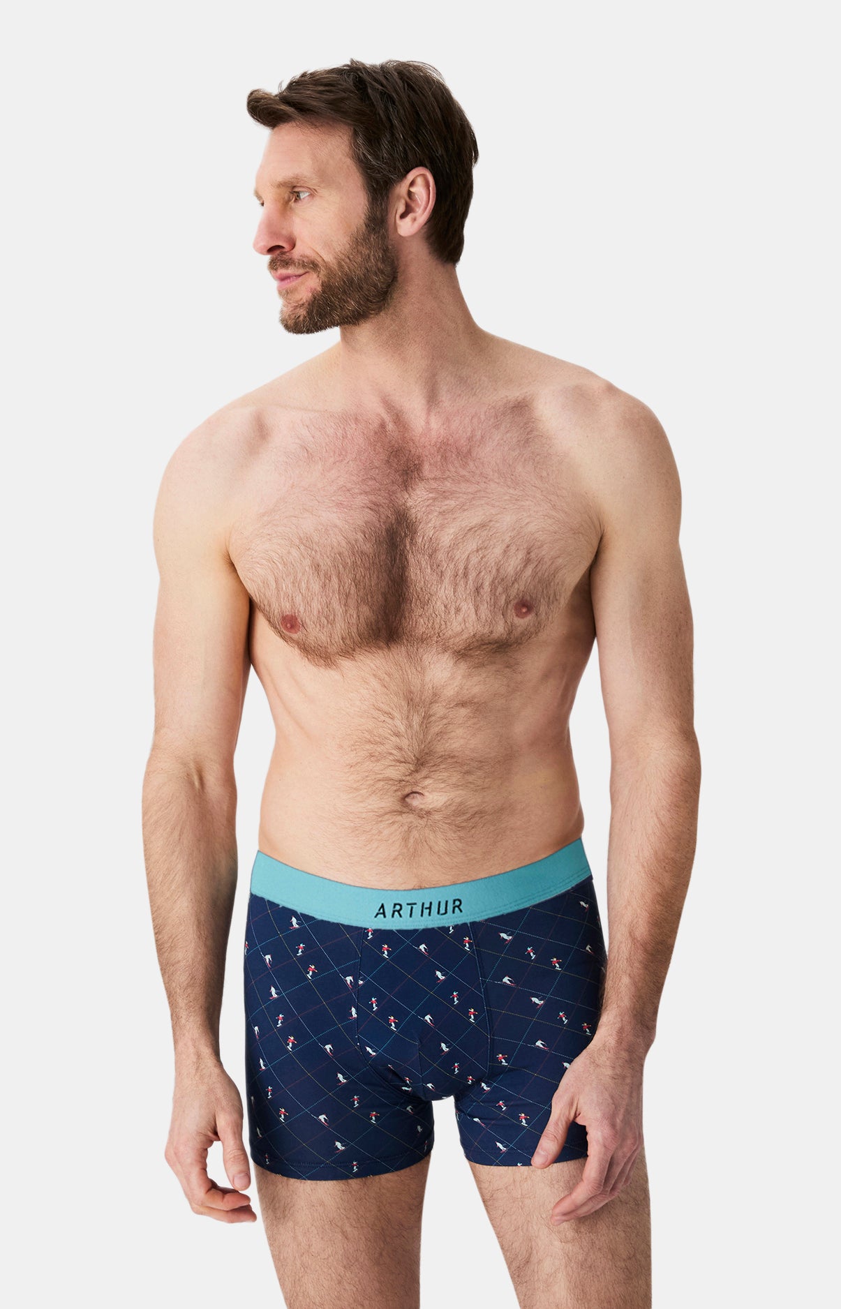 Boxers homme Ski MARINE 4
