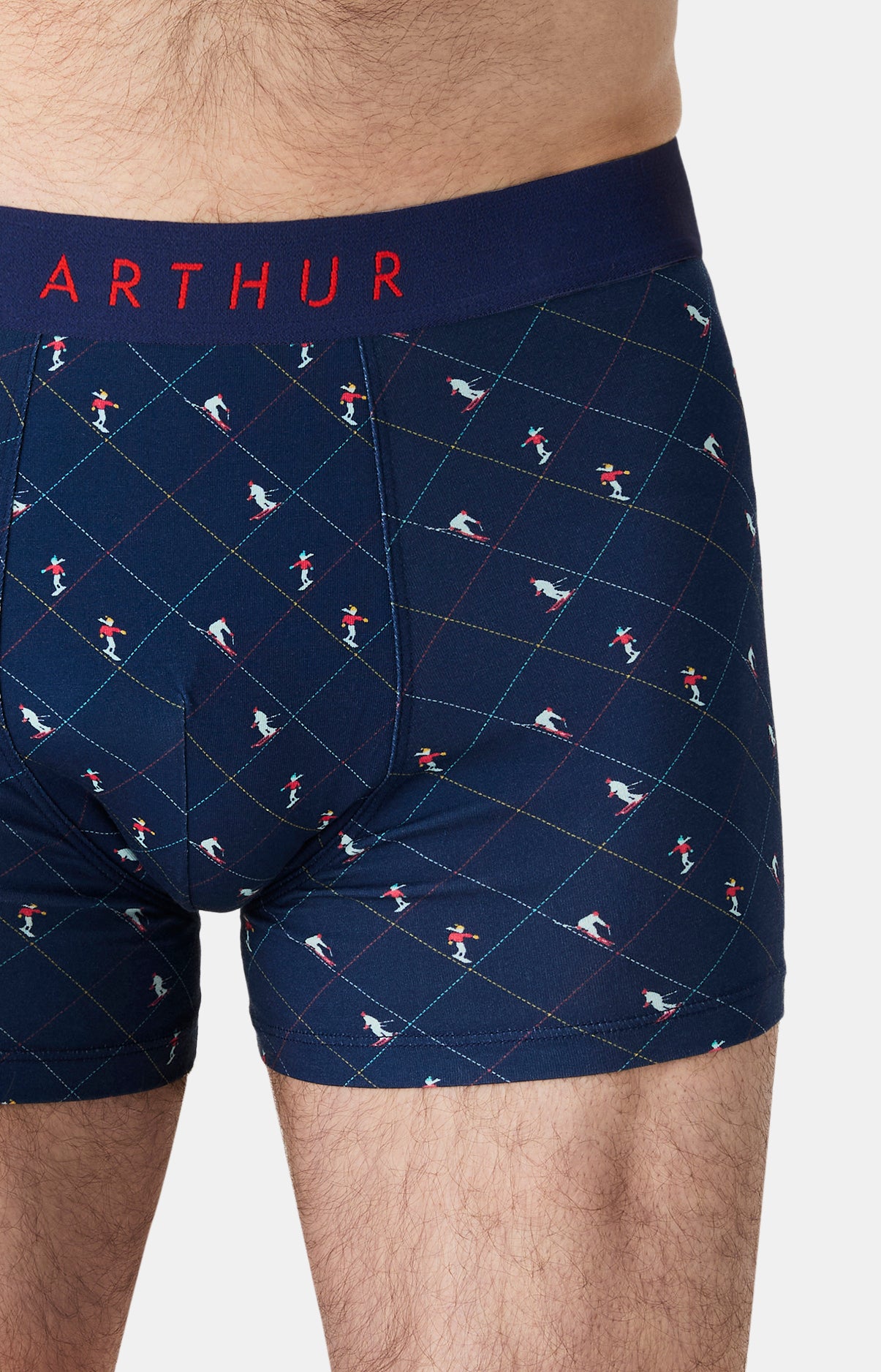 Boxers homme Ski MARINE 2