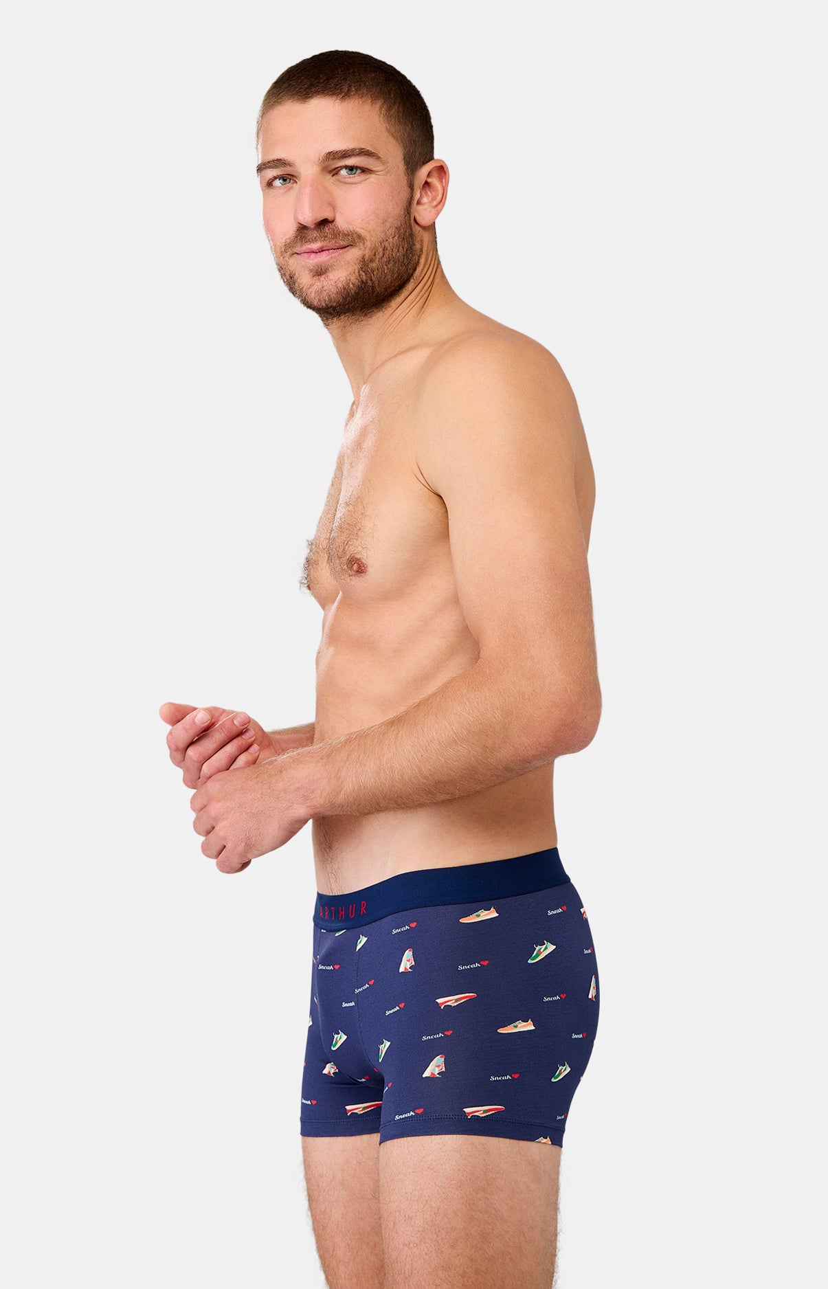 Boxer Homme Sneakers Marine 15