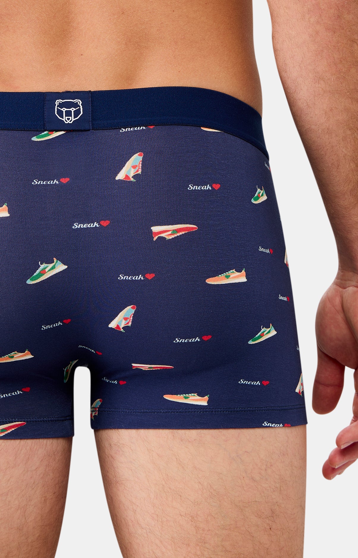 Boxer Homme Sneakers Marine 16