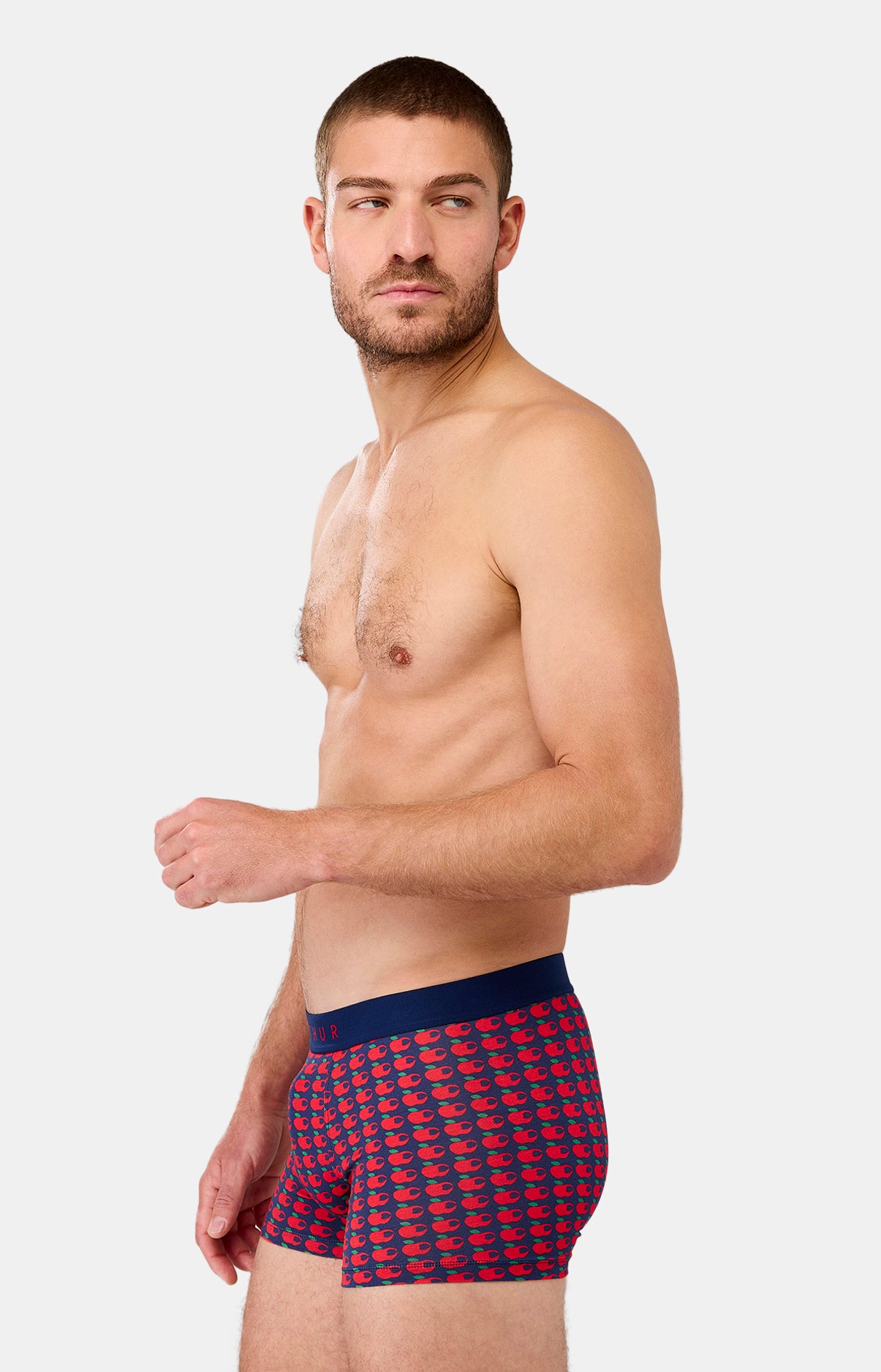 Boxer Homme St Valentin Rouge et Marine 5
