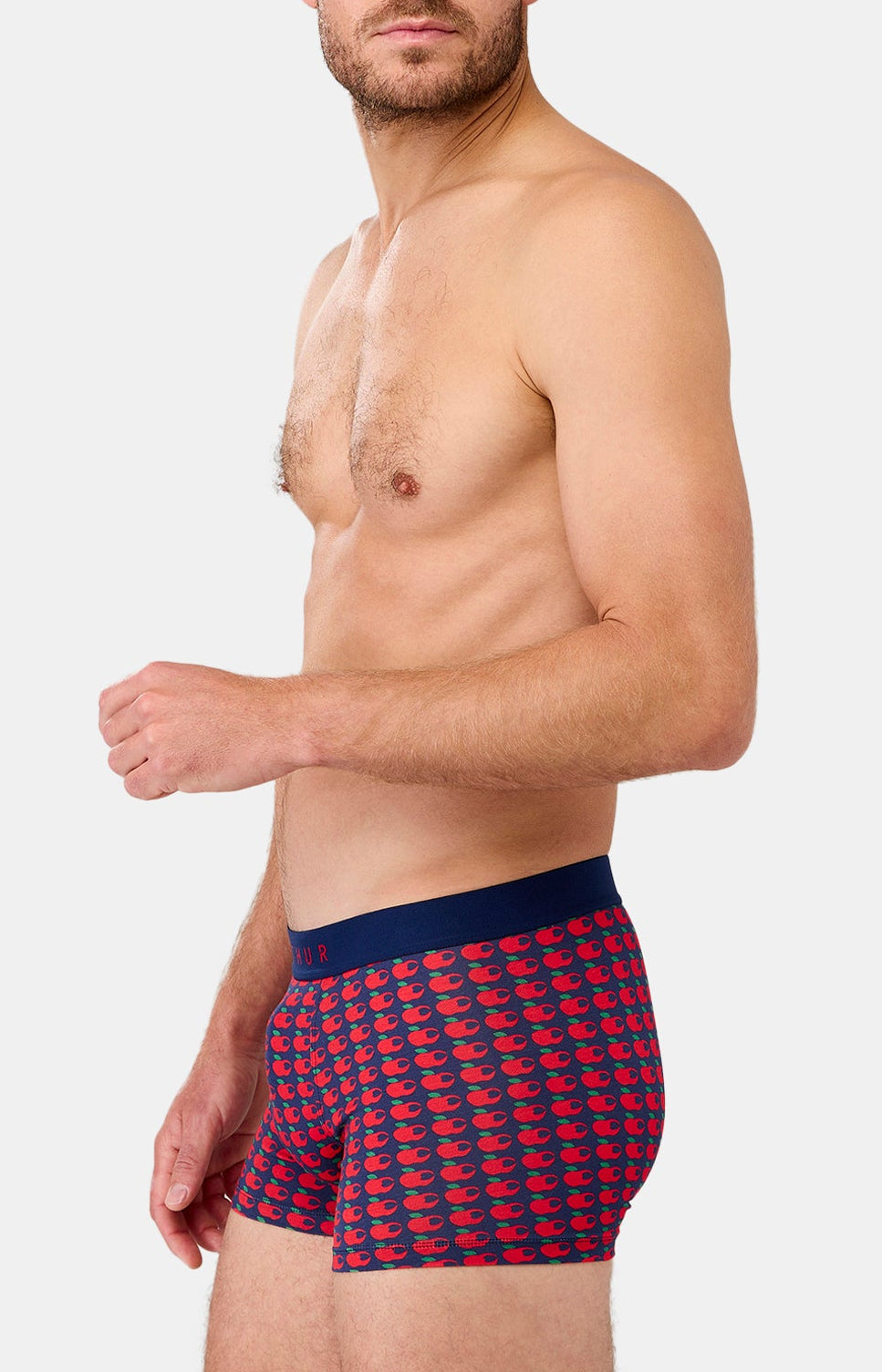 Boxer Homme St Valentin Rouge et Marine 5
