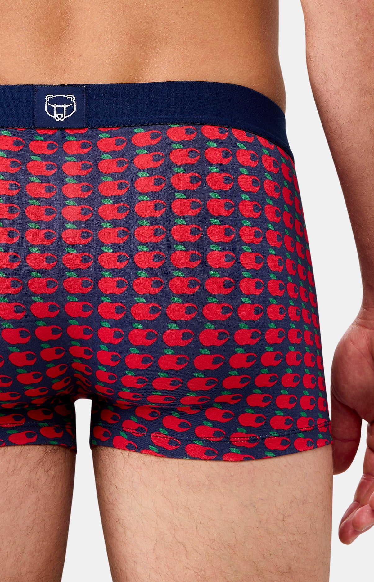 Boxer Homme St Valentin Rouge et Marine 6