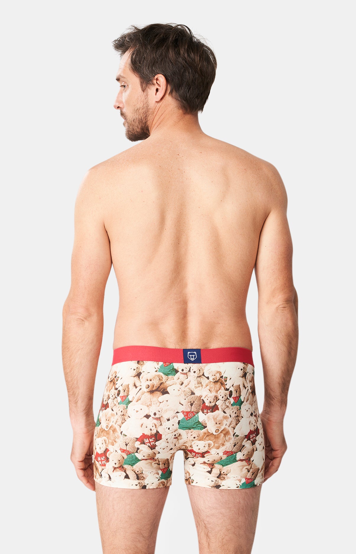 Boxer Homme Teddy Homme Beige et Marron 9