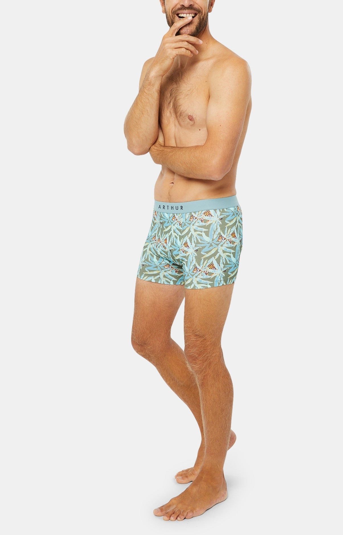 Boxer Homme Tigre Vert 8