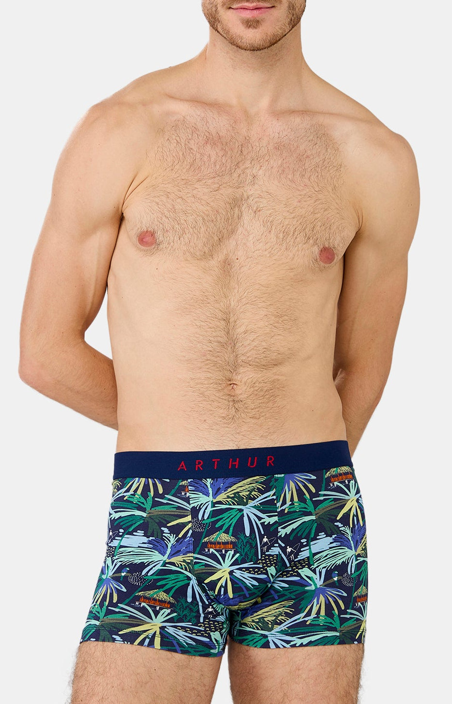 Boxer Homme Tropical Marine et Multicolore 6