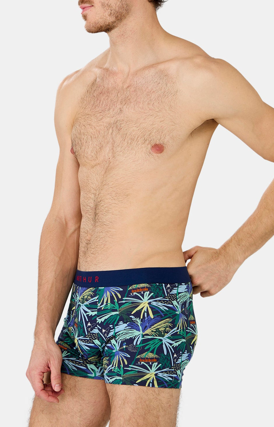 Boxer Homme Tropical Marine et Multicolore 9