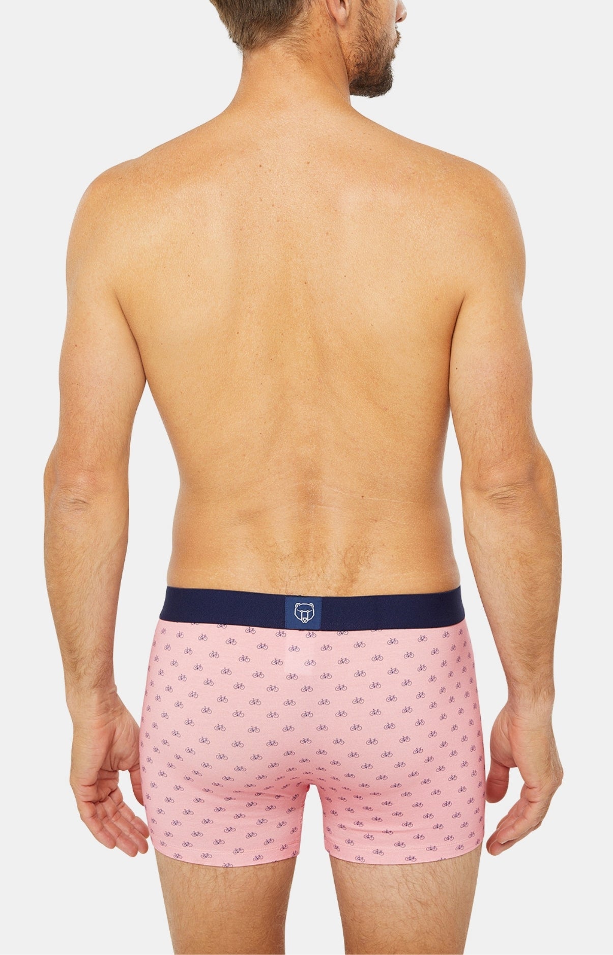 Boxer Homme Petit Vélo Rose 5