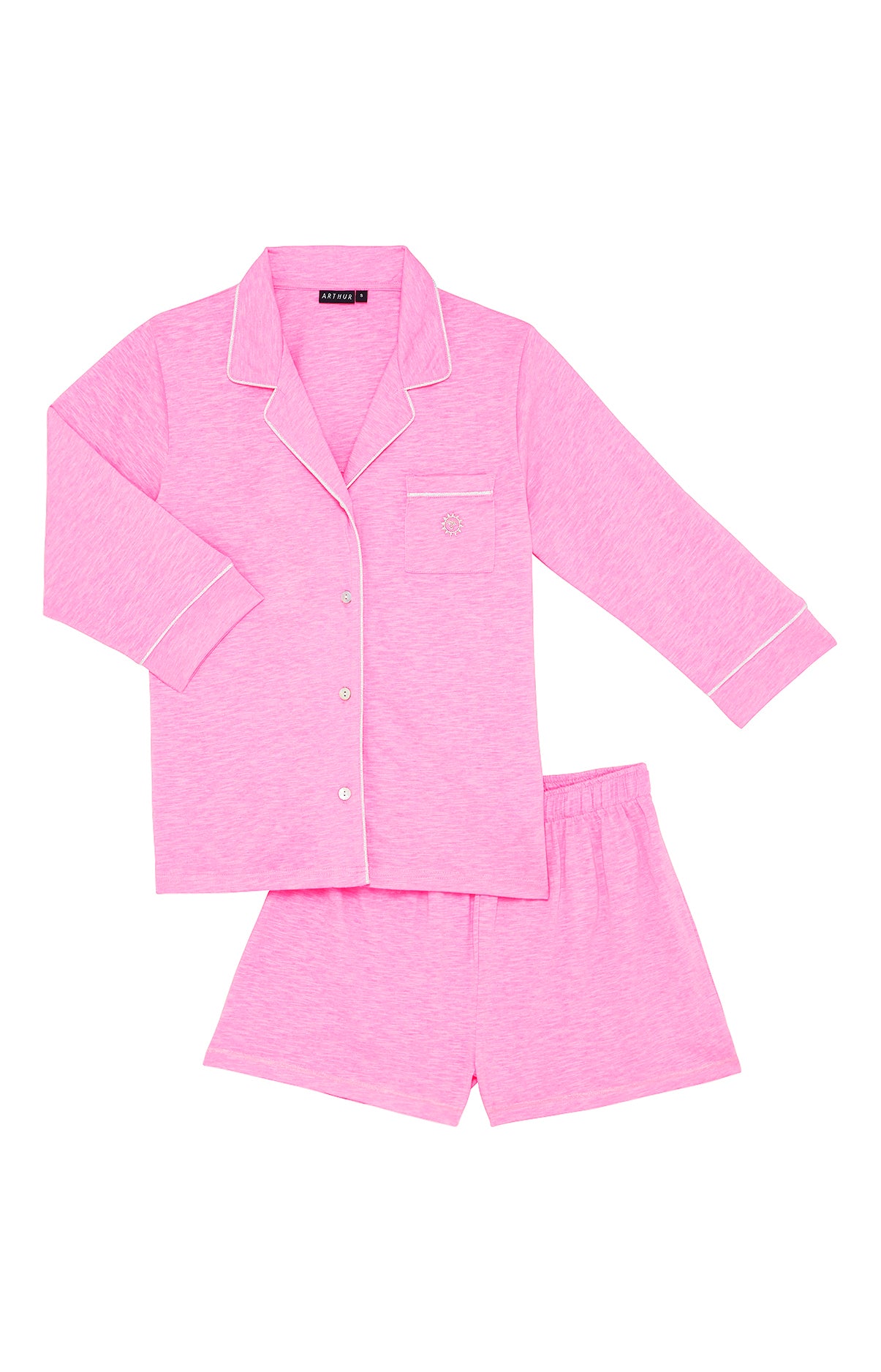 Pyjama court boutonné Fluo 3