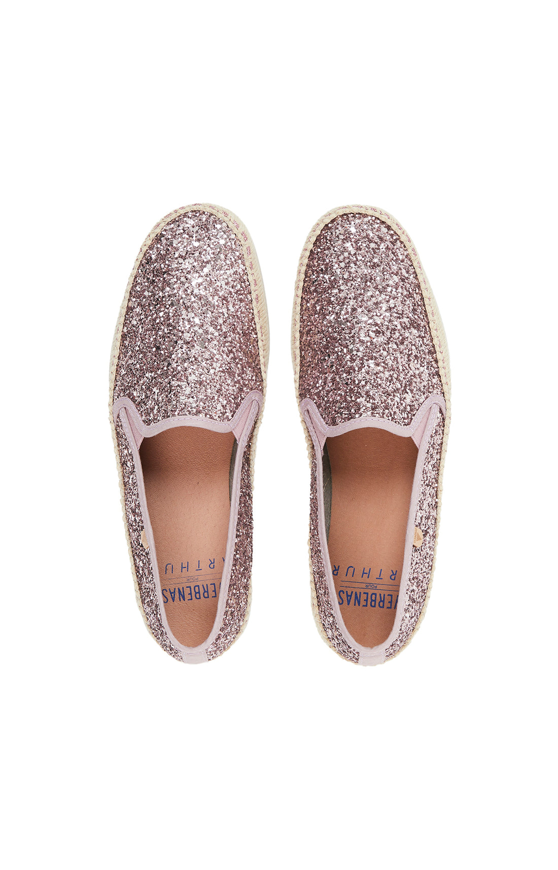 Espadrilles Femme Glitter Rose 3
