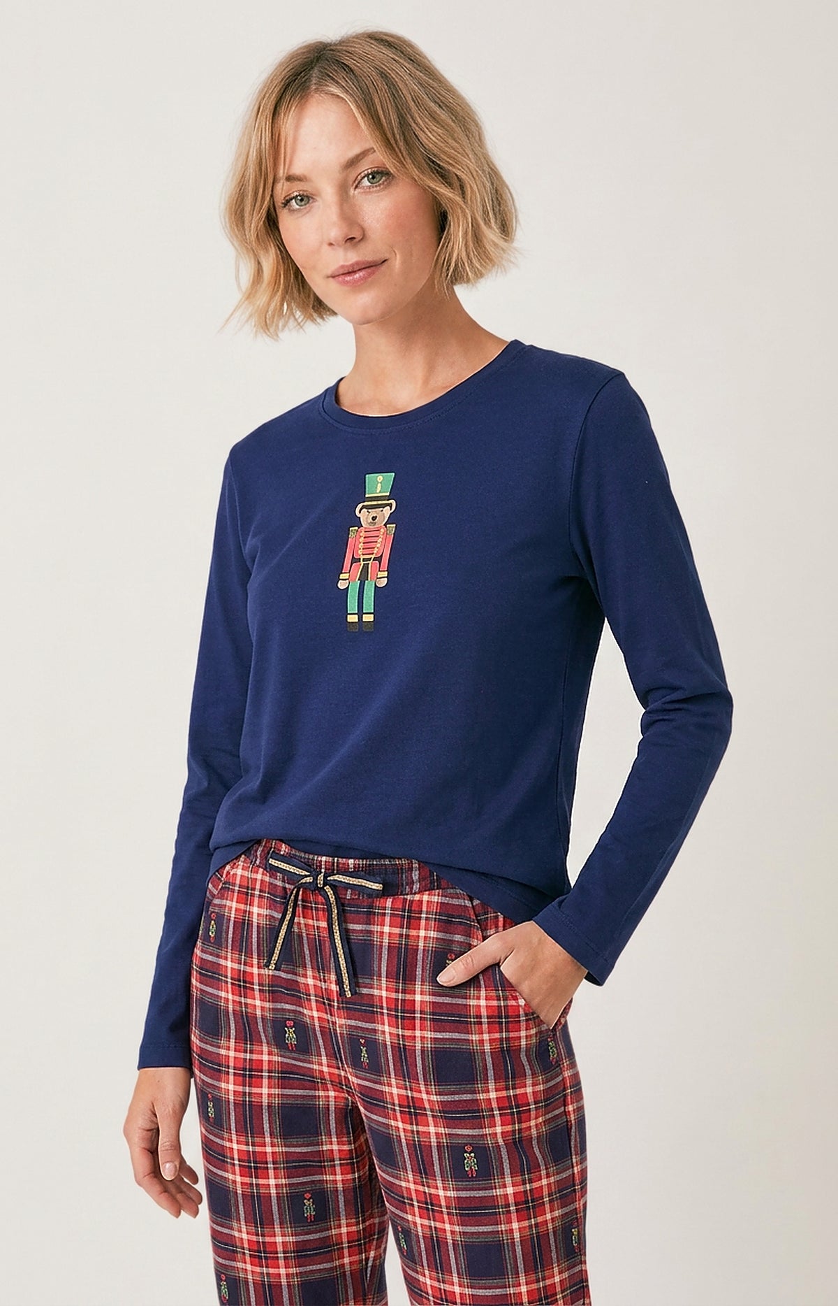 Pyjama en jersey de coton épais - Léon