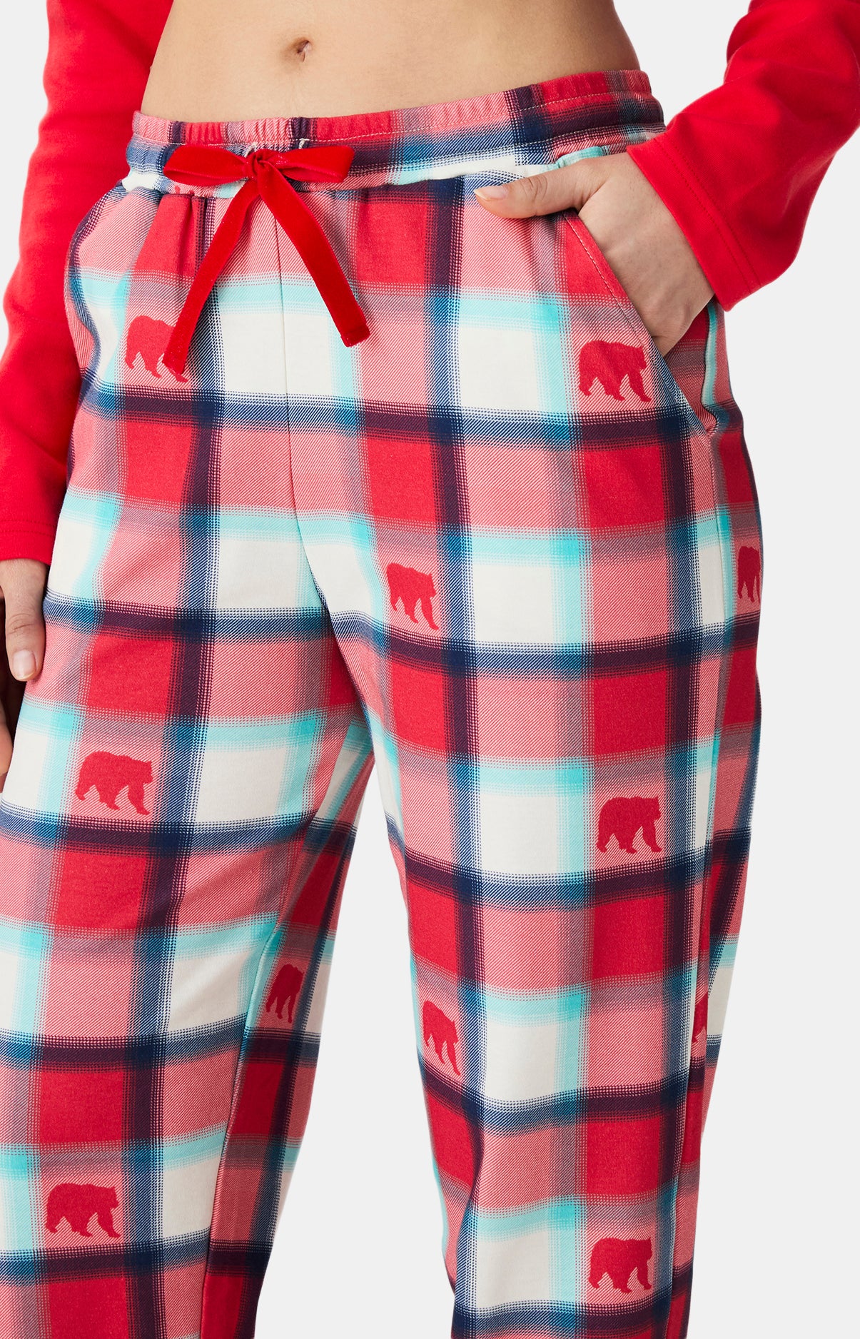 Pyjamas Femme Bear Noël ROUGE 7