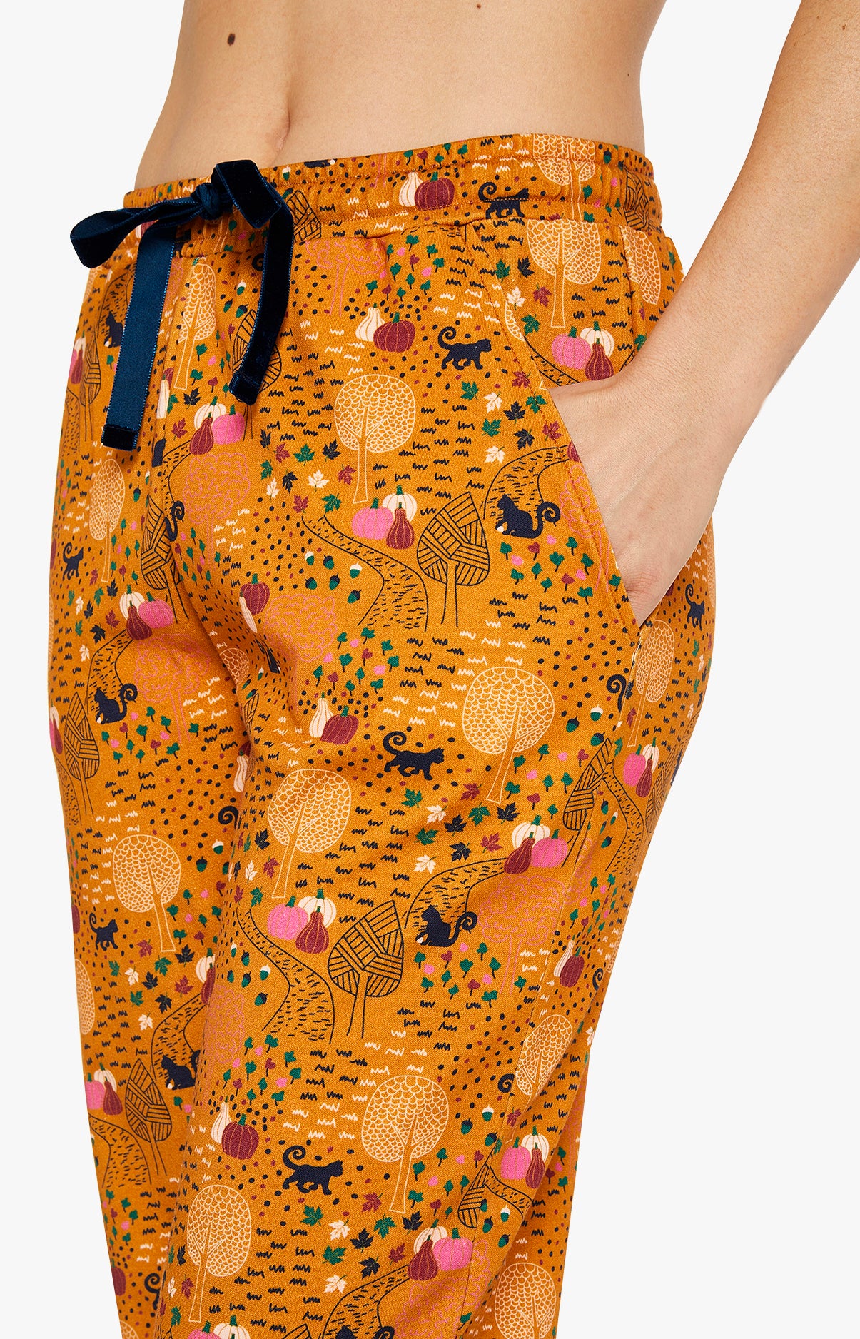 Pyjama long Femme Pumpkin Beige et Marron et Orange 6