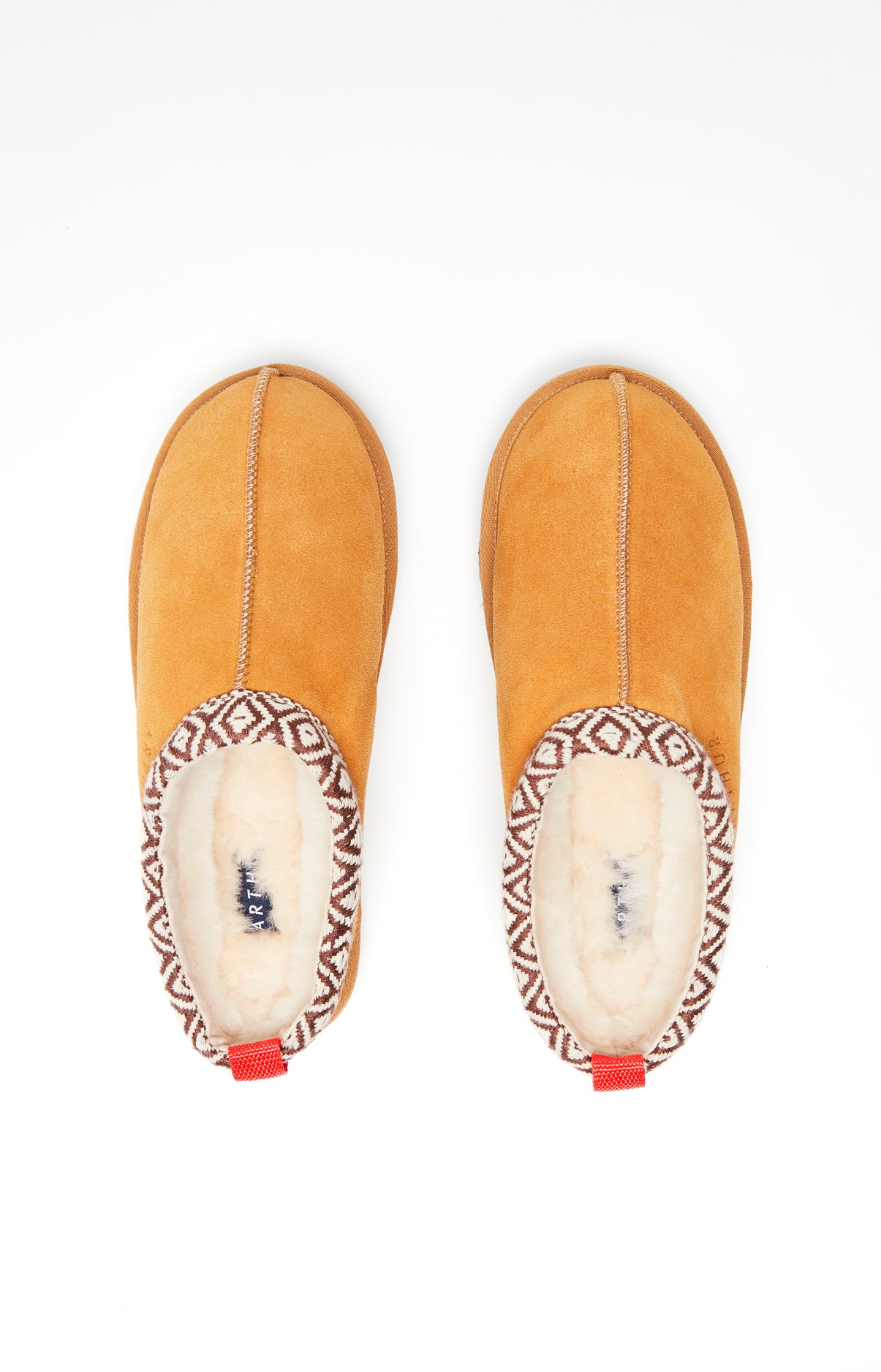 Chaussons Femme Laine Beige et Marron 3