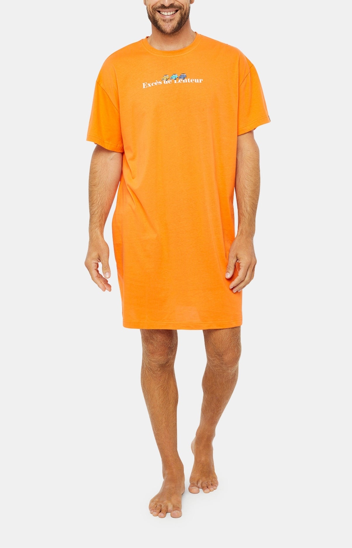 Maxi Tee-shirt Homme 2CV Orange 1